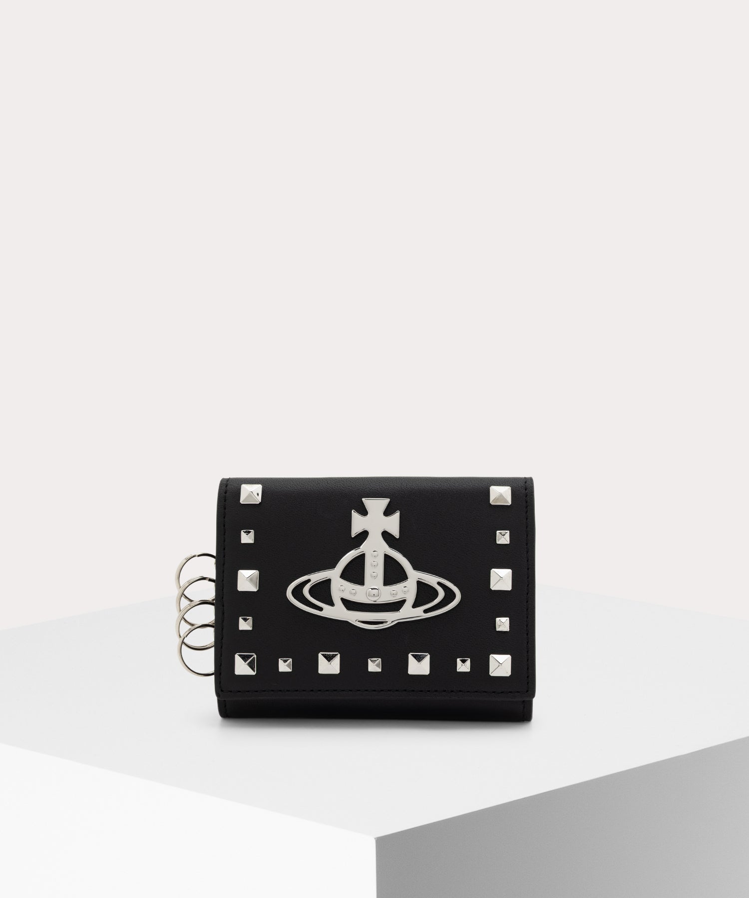 LEATHER STUDS キーケース(ブラック)（メンズ）（1320961046）｜財布