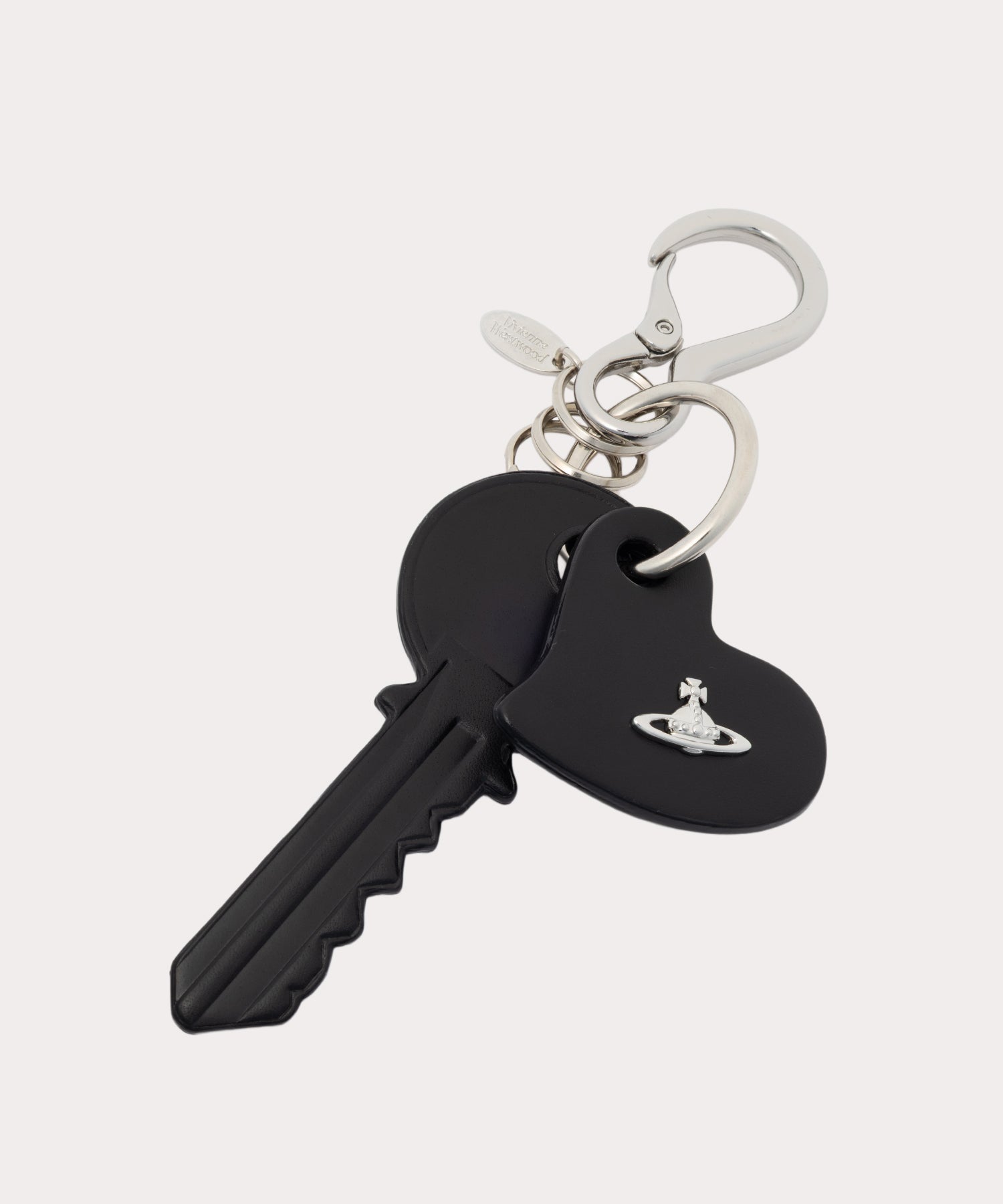 KEY & HEART キーホルダー(ブラック)（メンズ）（1320961056）｜財布