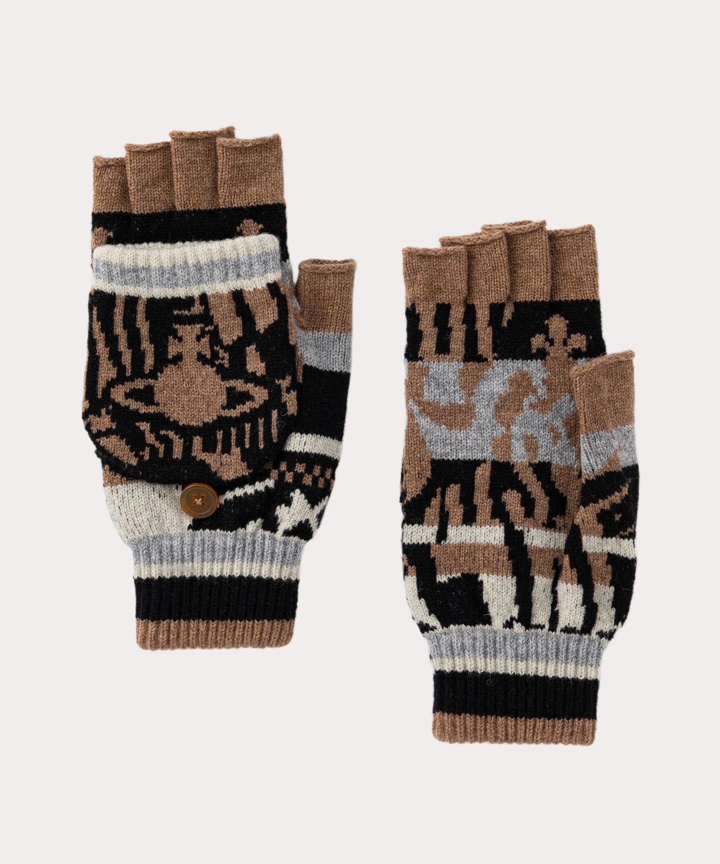 FAIR ISLE フィンガーレスグローブ