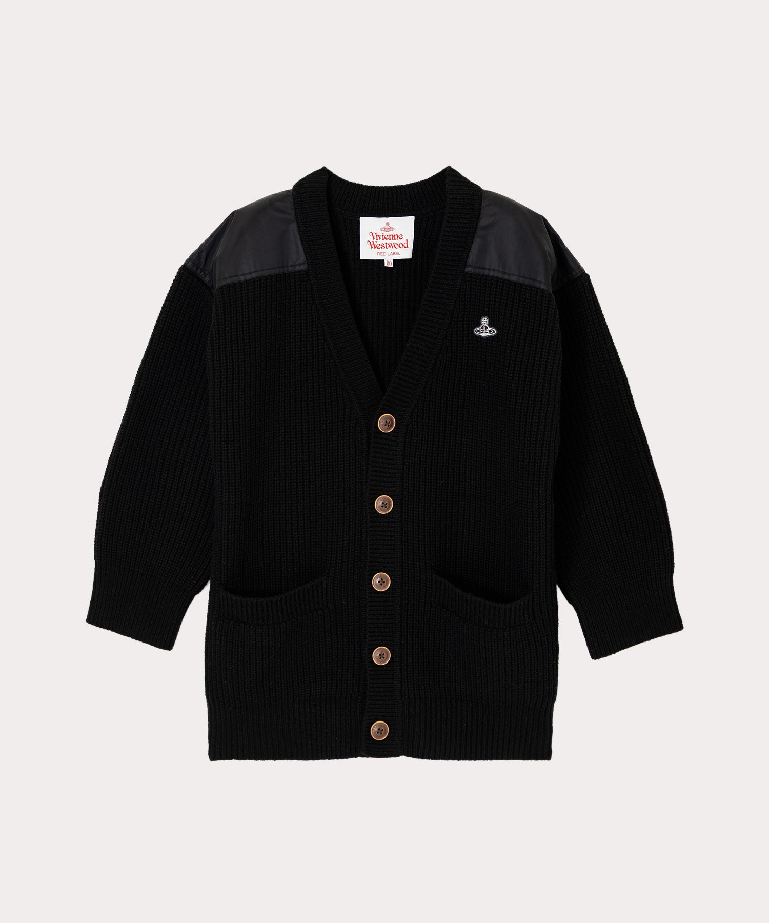 Vivienne Westwood ブラック カーディガン レーシーステッチ カーディガン(ブラック)（レディース）（1612152032