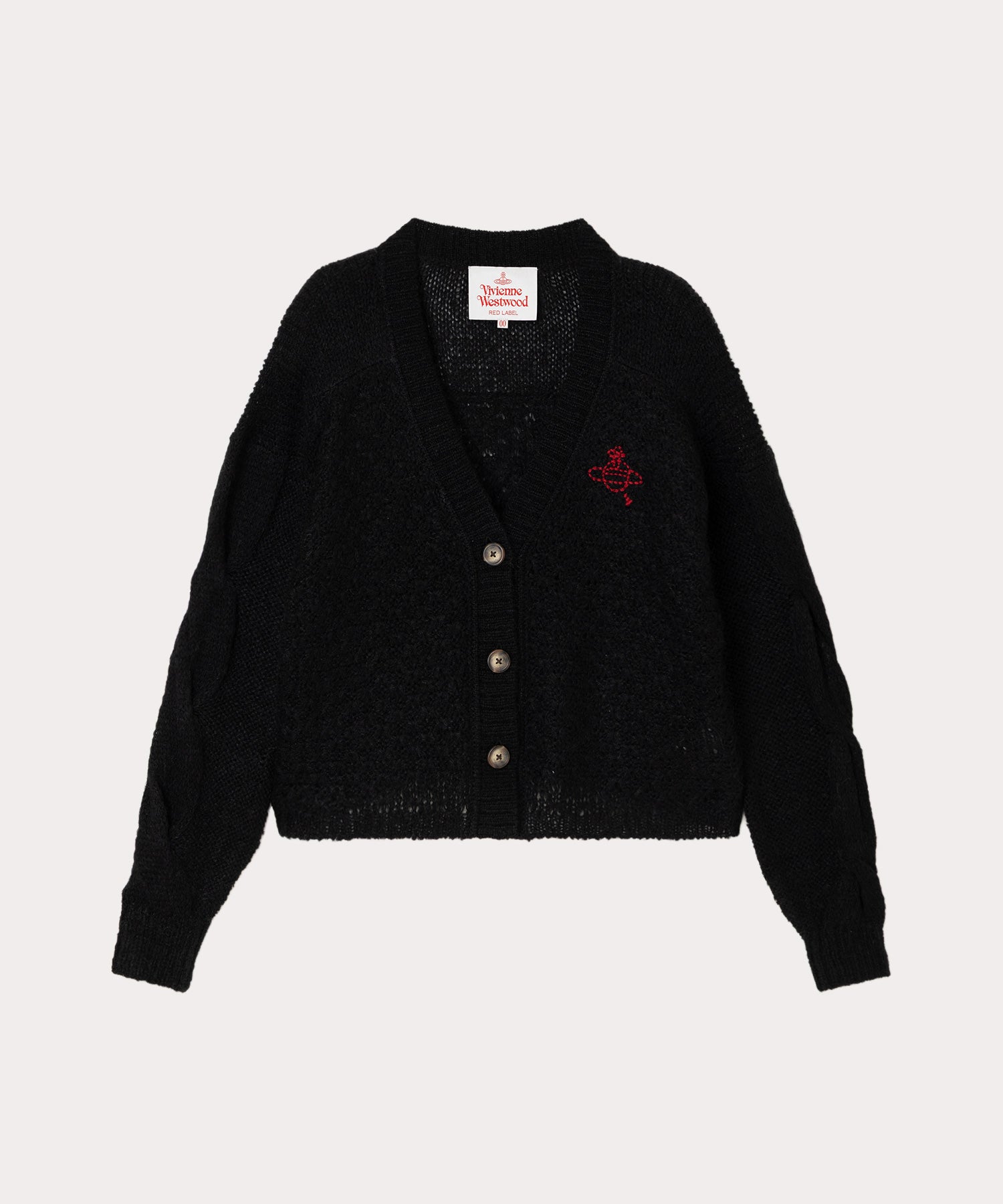 ヴィヴィアンウエストウッド　カーディガン　ブラック　レディース Wiwienne レーシーステッチ カーディガン(ブラック)（レディース）（1612152032