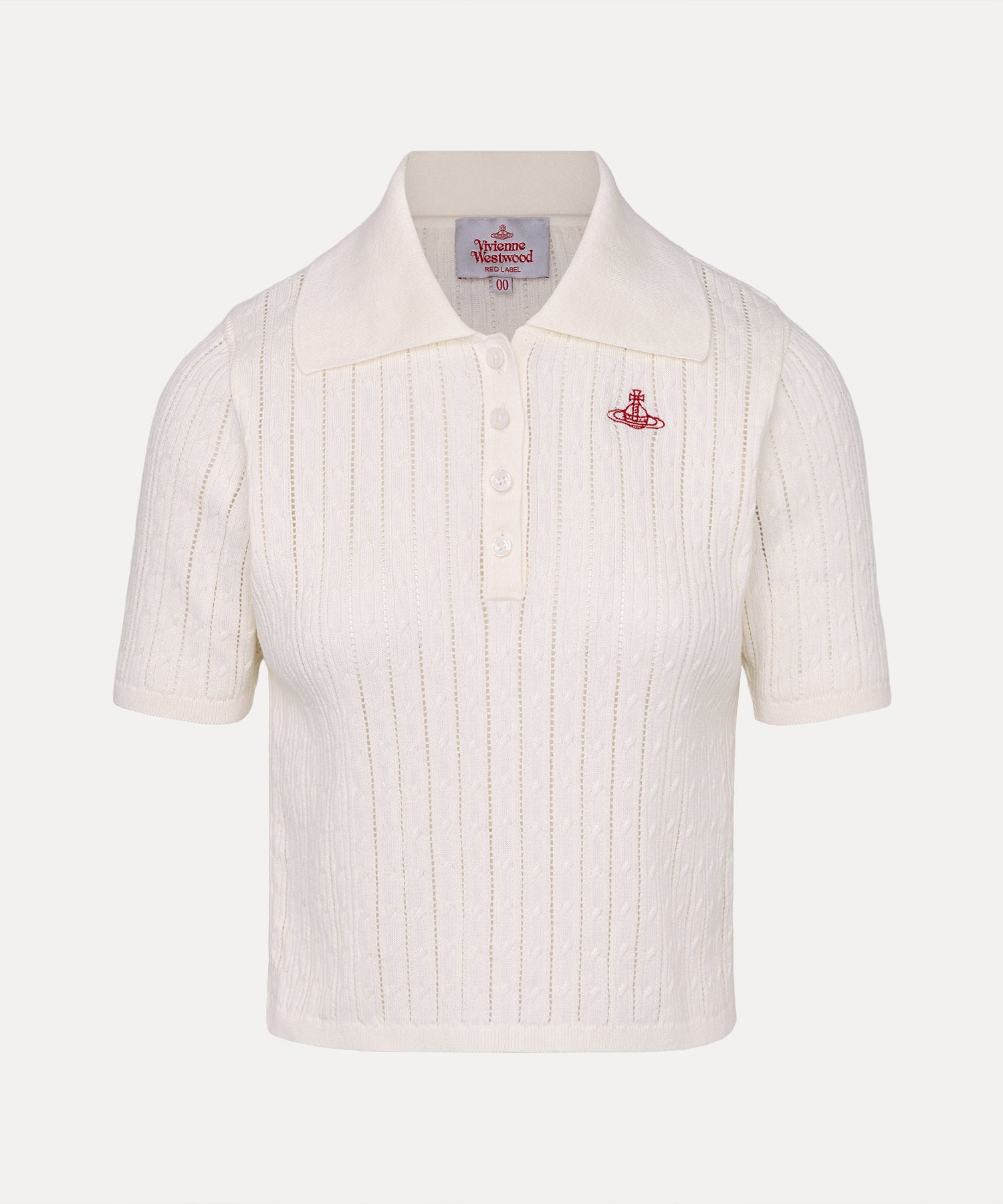 アイレットケーブル ポロトップ(ホワイト)（レディース）（1612161017