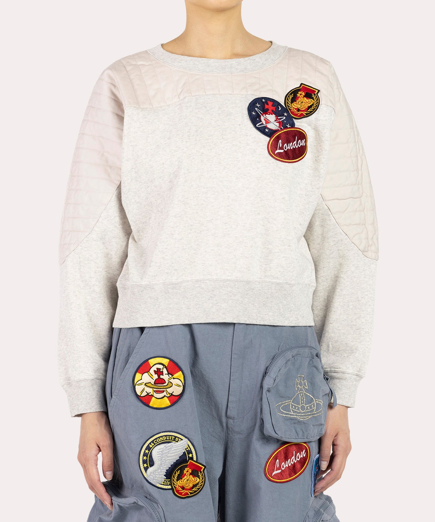INTERGALACTIC BADGES コットンガーゼ裏毛 プルオーバー