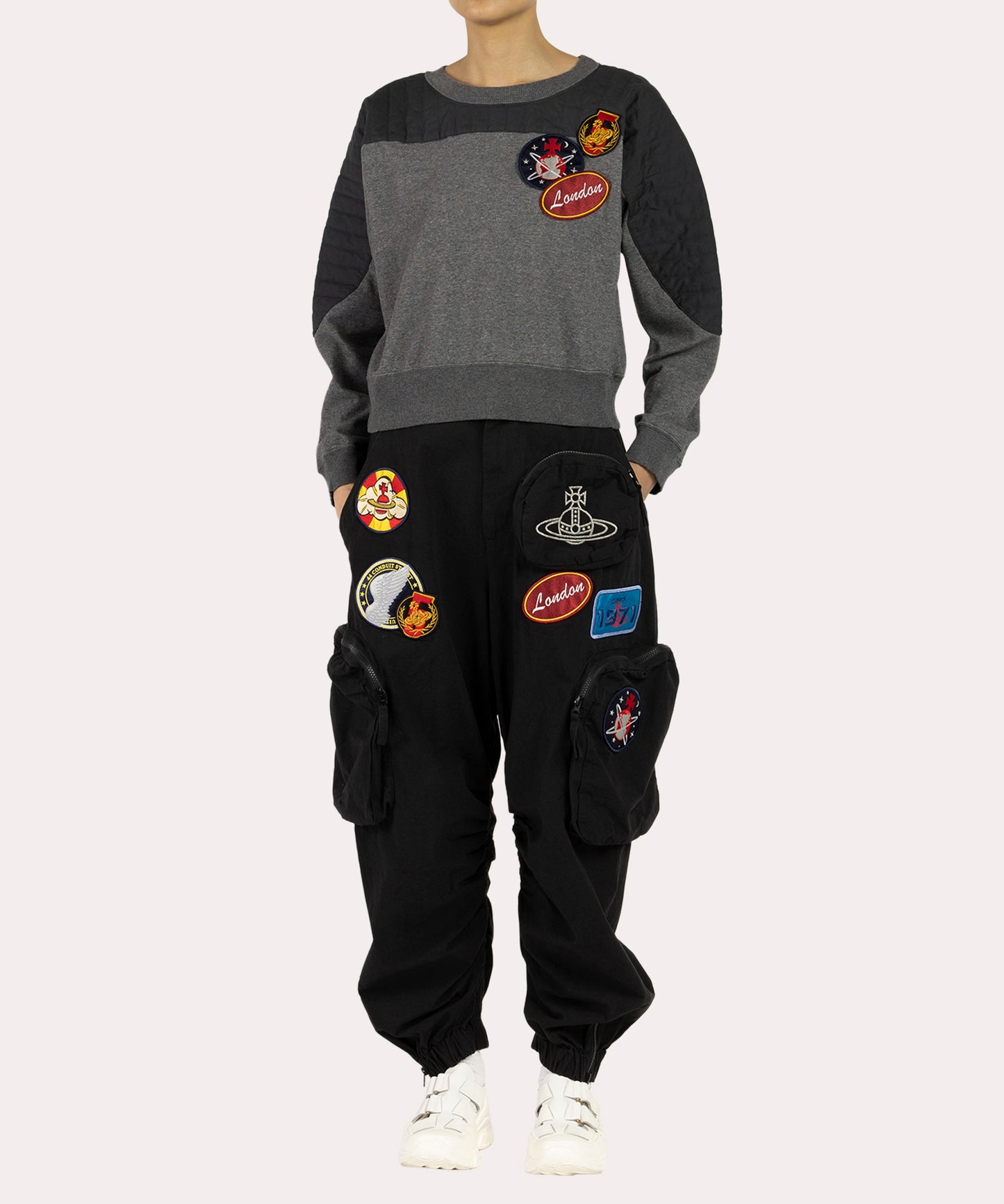 INTERGALACTIC BADGES コットンガーゼ裏毛 プルオーバー