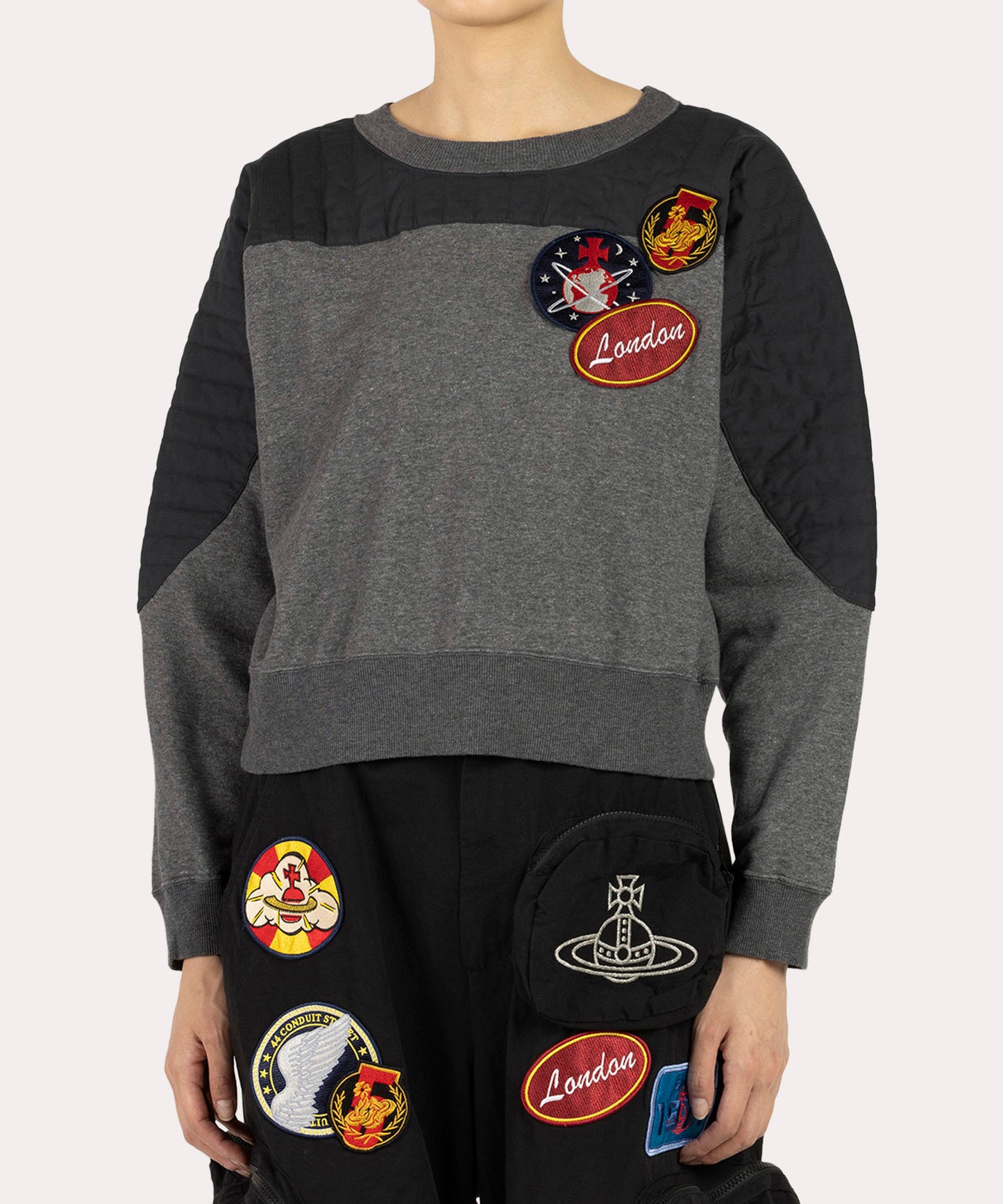 INTERGALACTIC BADGES コットンガーゼ裏毛 プルオーバー