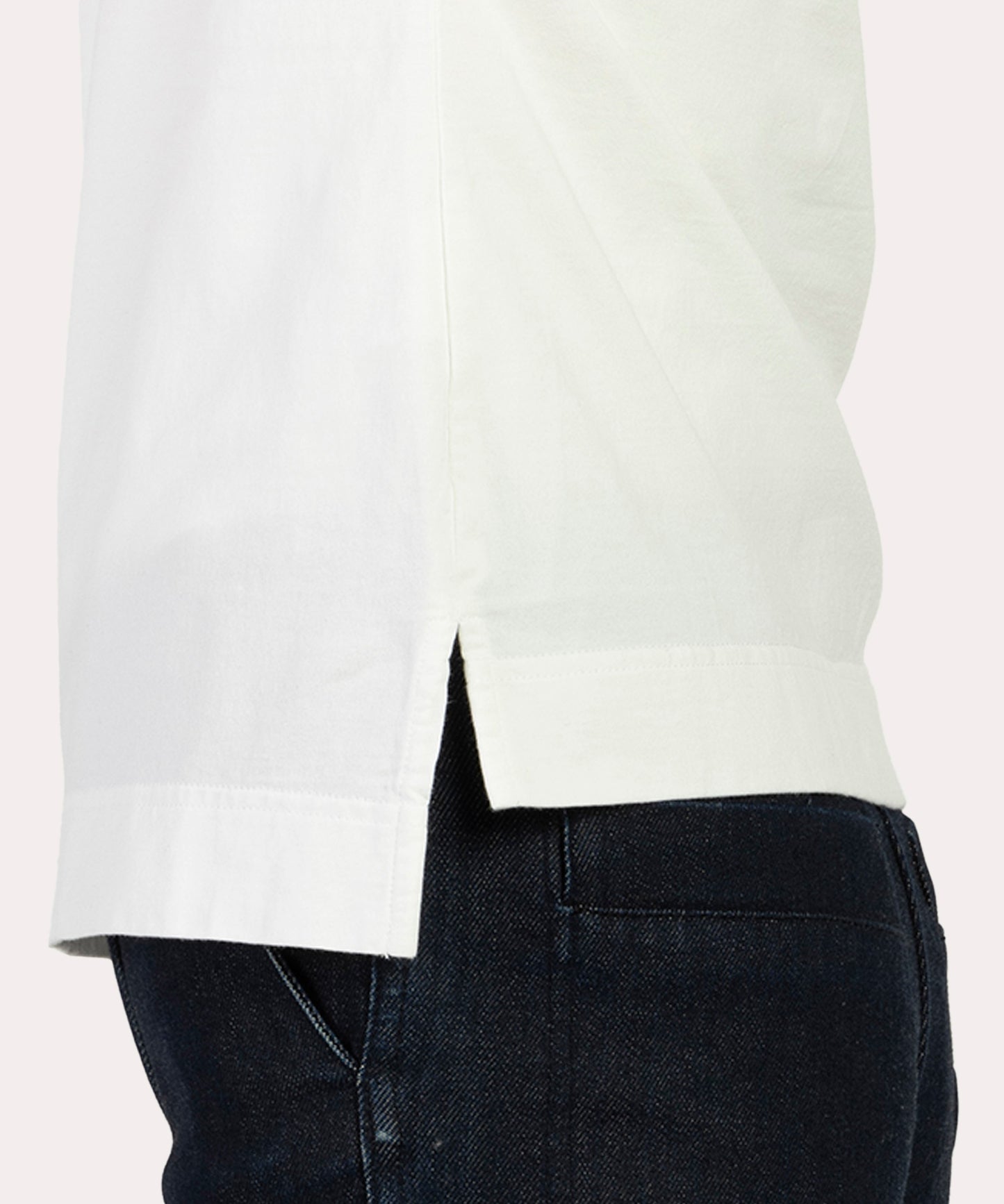 コットン天竺 ベーシックラウンドネックTシャツ