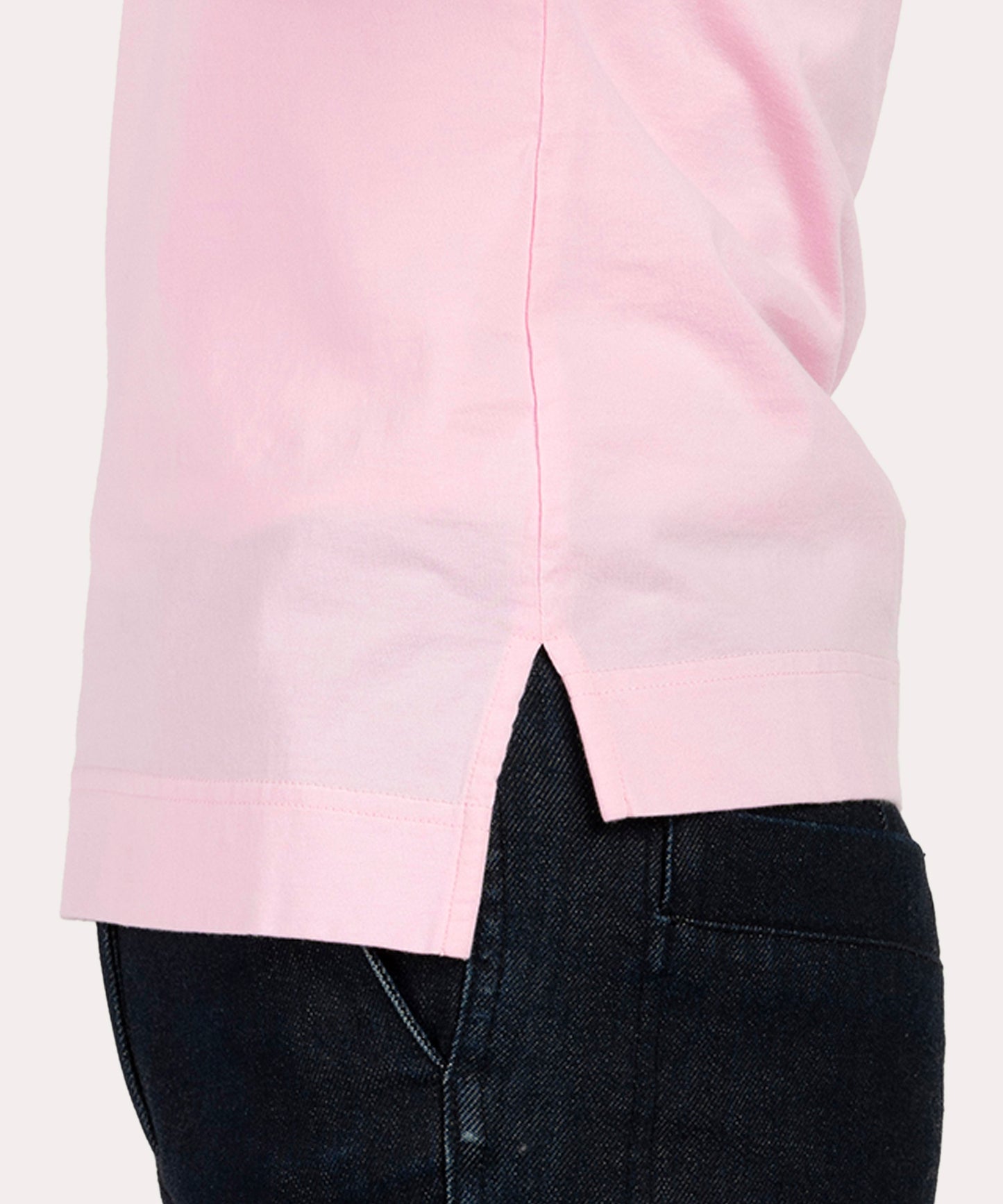 コットン天竺 ベーシックラウンドネックTシャツ