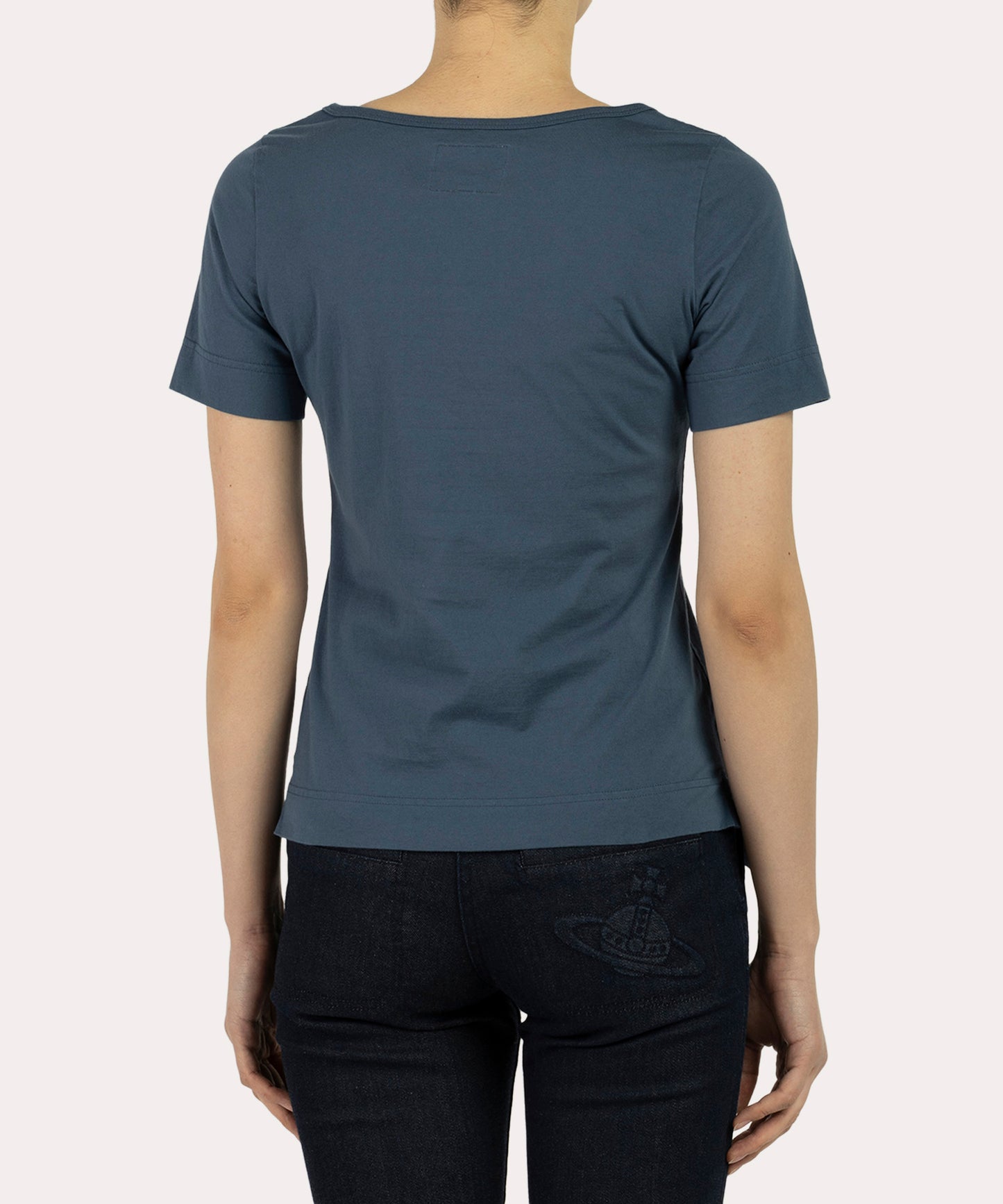 コットン天竺 ベーシックラウンドネックTシャツ