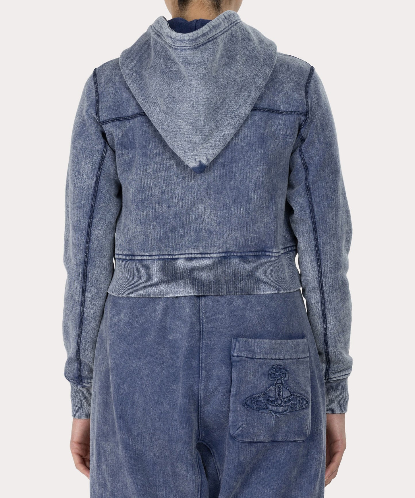 ケミカルウォッシュ コンパクトフーディ