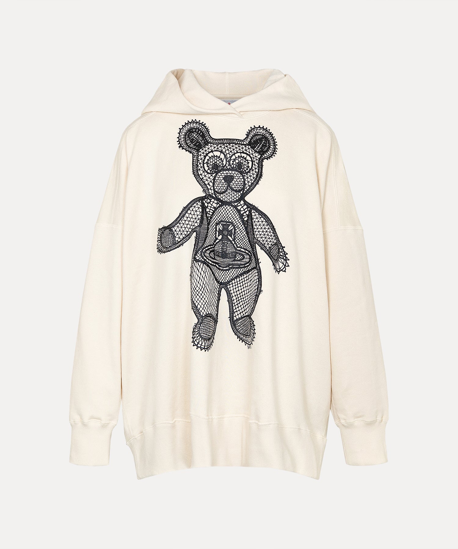 ヴィヴィアン・ウエストウッド　チュニック LACE TEDDYチュニックフーディー(オフホワイト)（レディース