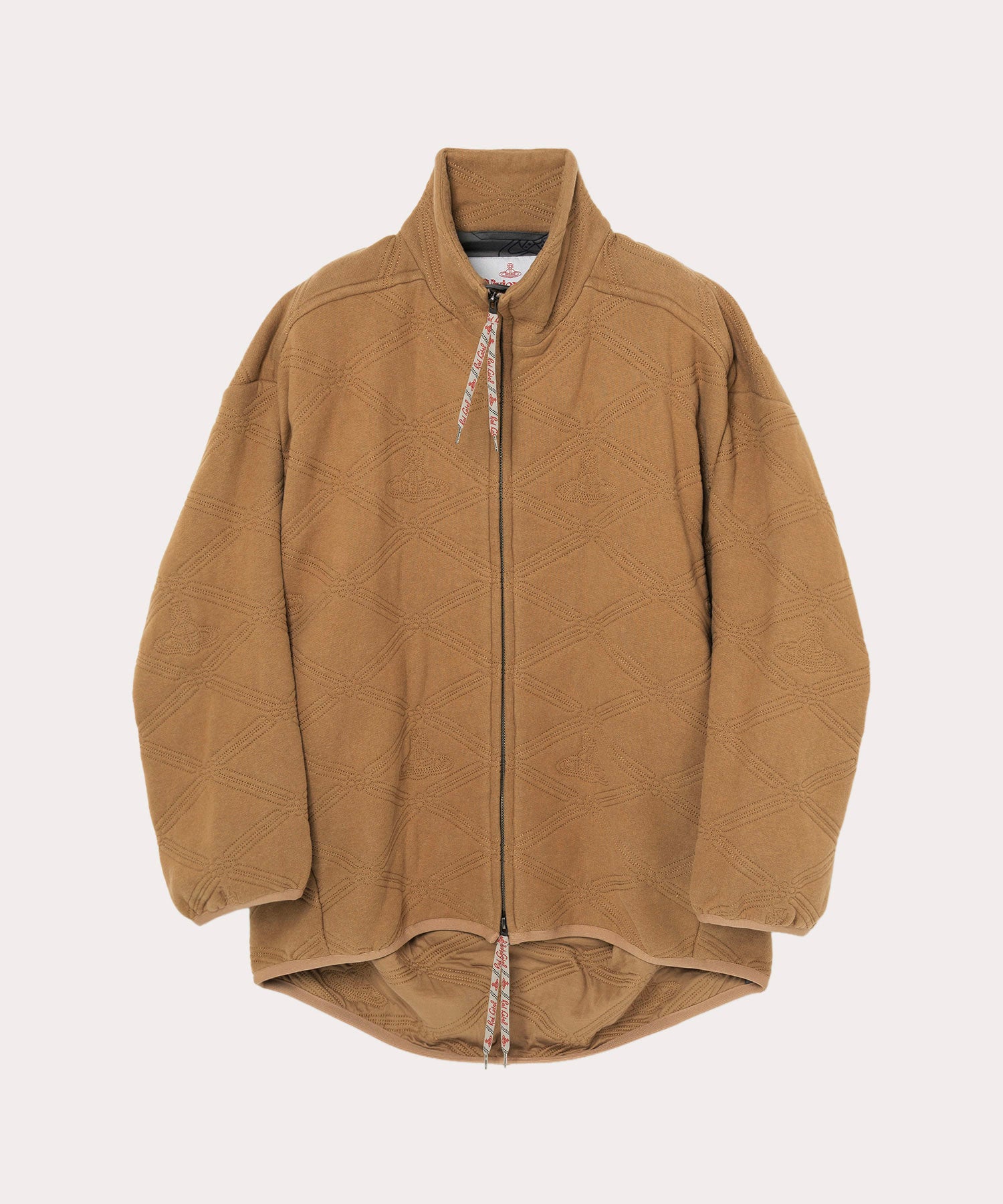 【ヴィヴィアンウエストウッド】フリル襟 ビックカラー ブルゾン オーブ ベージュ ヴィヴィアンウエストウッド】フリル襟 ビックカラー ブルゾン オーブ