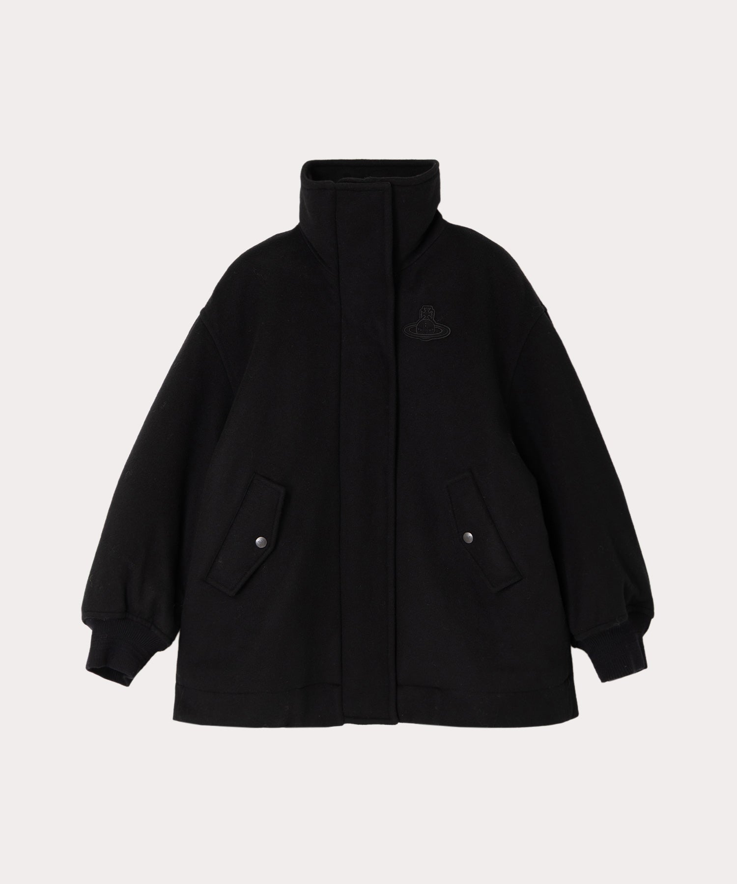 ヴィヴィアンウエストウッド ウールメルトンジャケット ウールメルトン ボマー(ブラック)（レディース）（1612452027