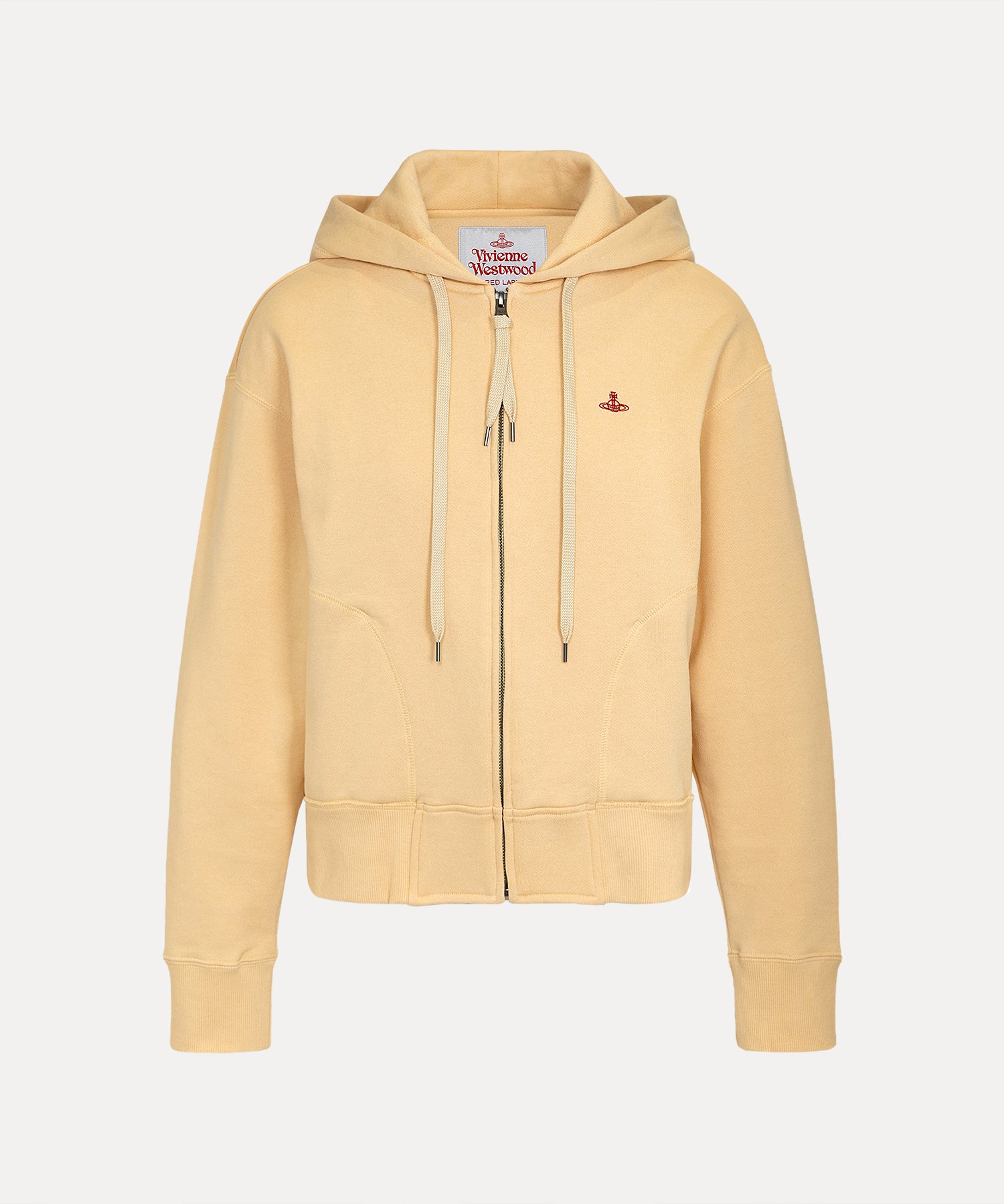 コットン裏毛 ジップフーディー(イエロー)（レディース）（1612461001