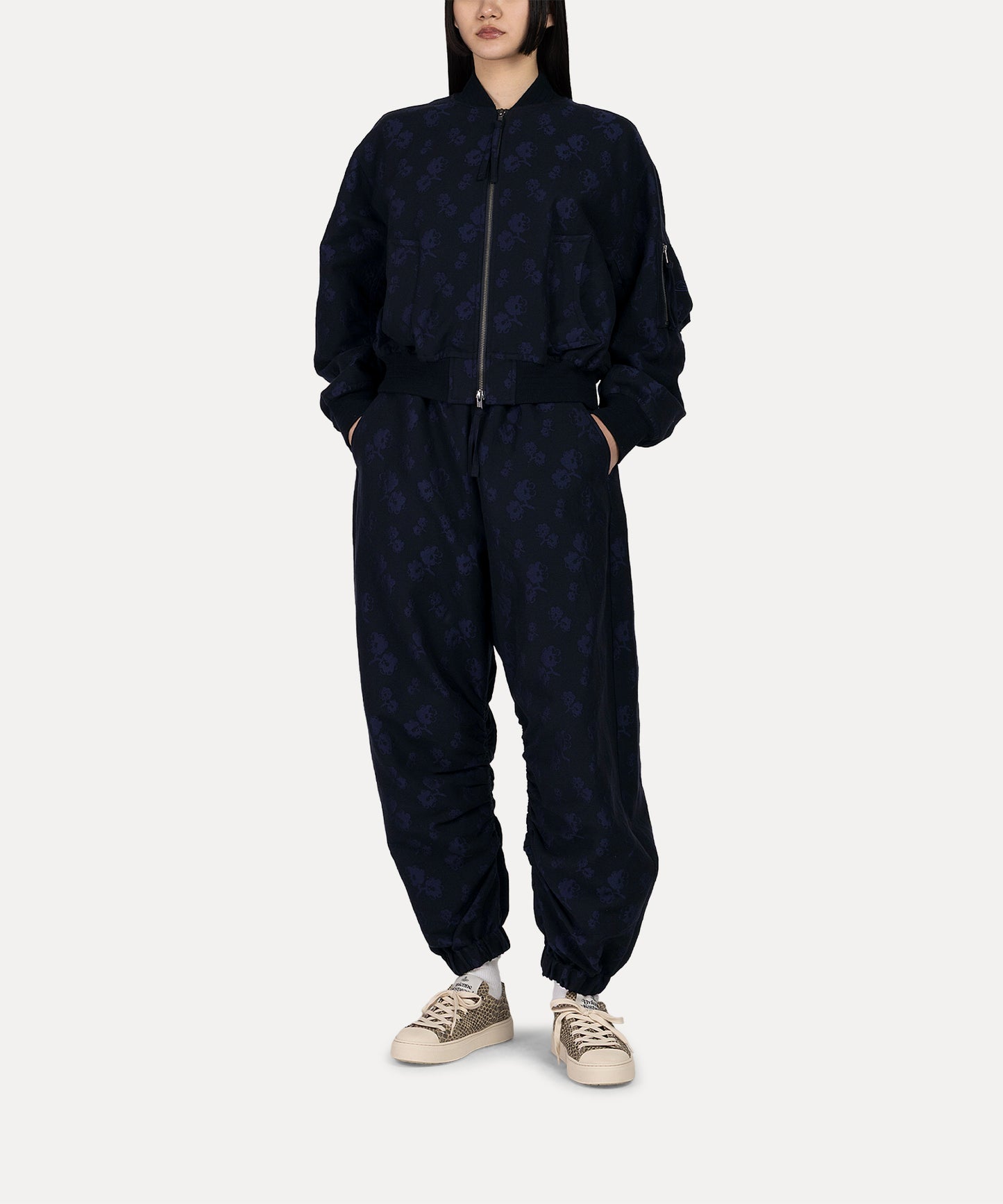 CLOQUE FLOWER ジャカードMA-1