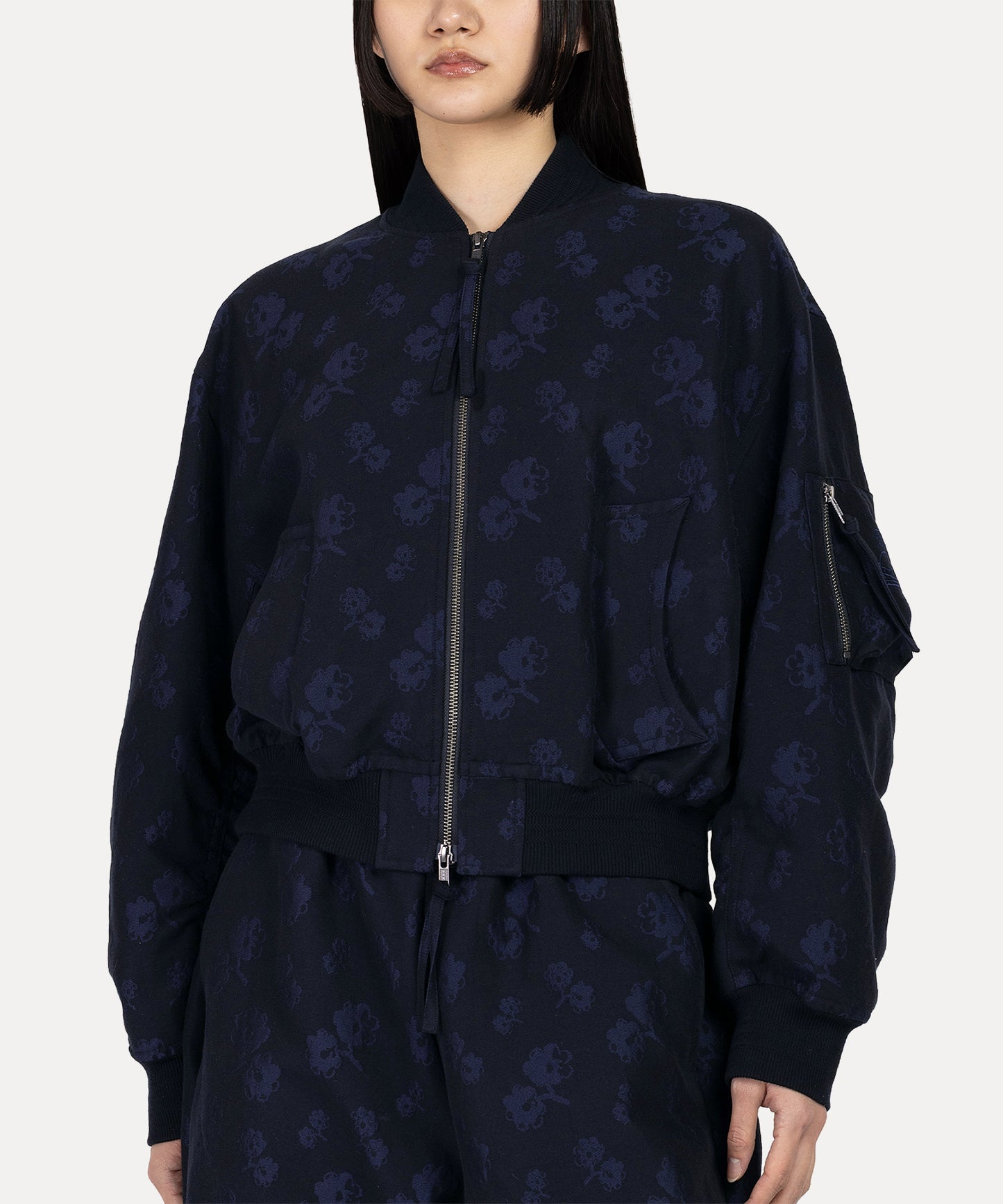 CLOQUE FLOWER ジャカードMA-1