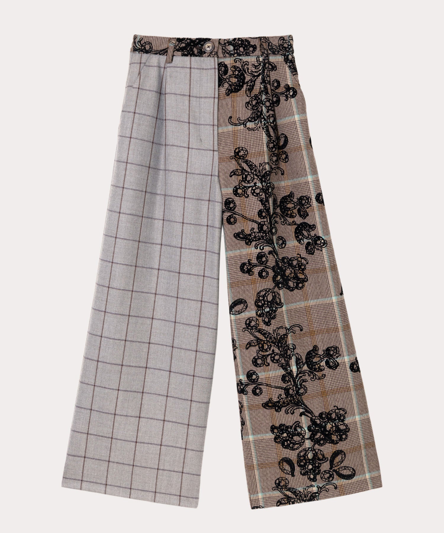 ヴィヴィアンウエストウッド　ビッグタックトラウザー　チェック　オーヴ　パンツ Vivienne Westwood（ヴィヴィアンウエストウッド）の「TARTAN CHECKﾀｯｸ