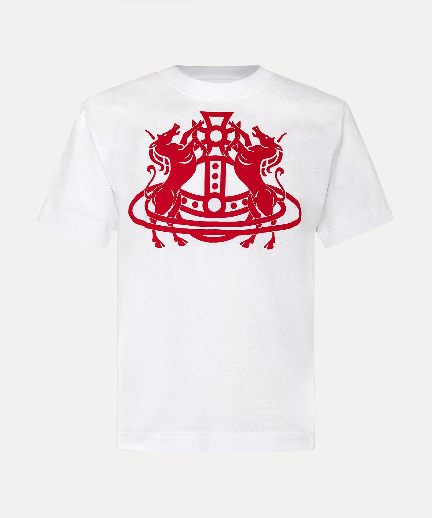 NEW YEAR ZODIAC&ORB リラックスTシャツ(ホワイト)（レディース