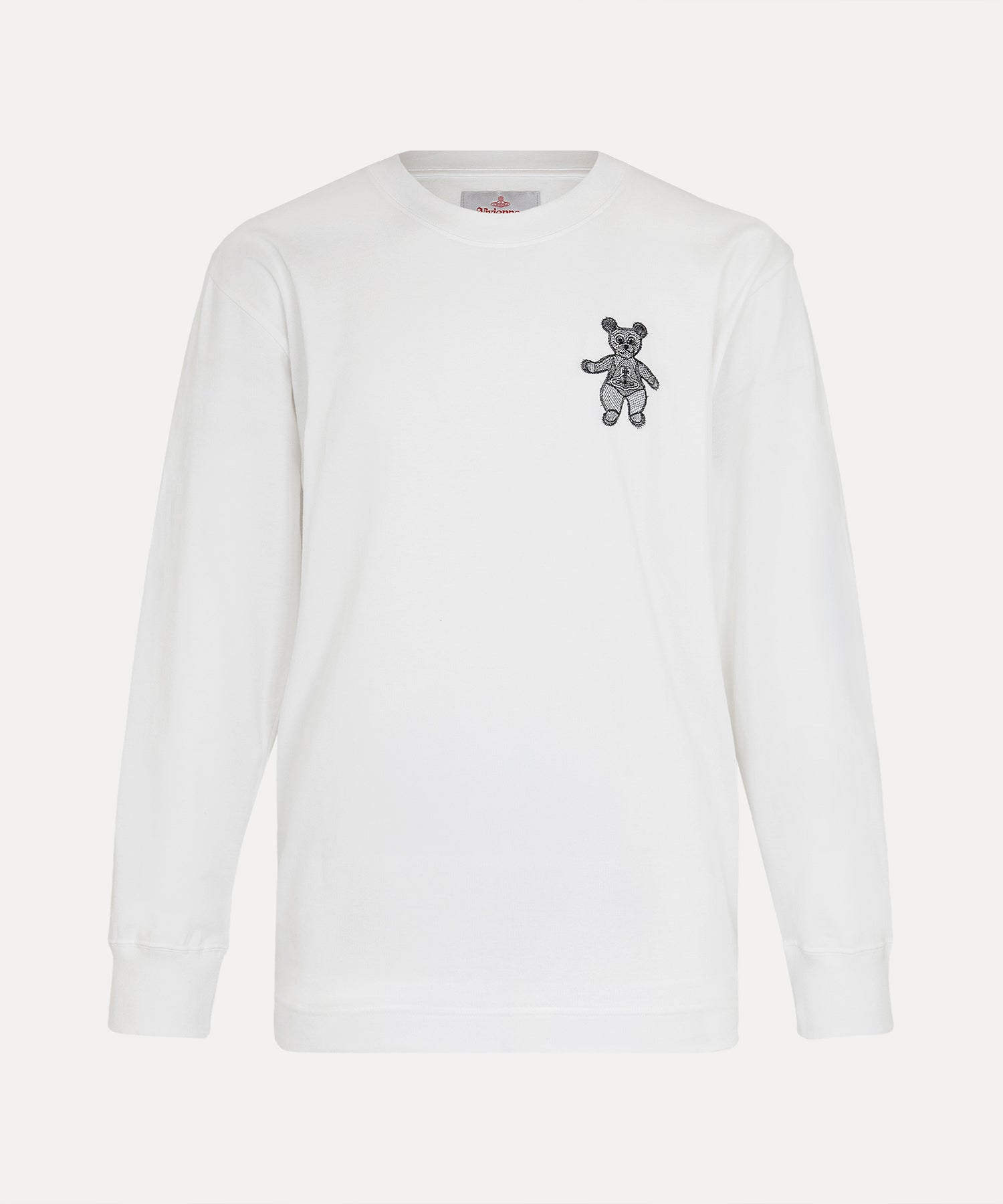 LACE TEDDY 長袖Tシャツ(ホワイト)（メンズ）（1632361011）｜ウェア