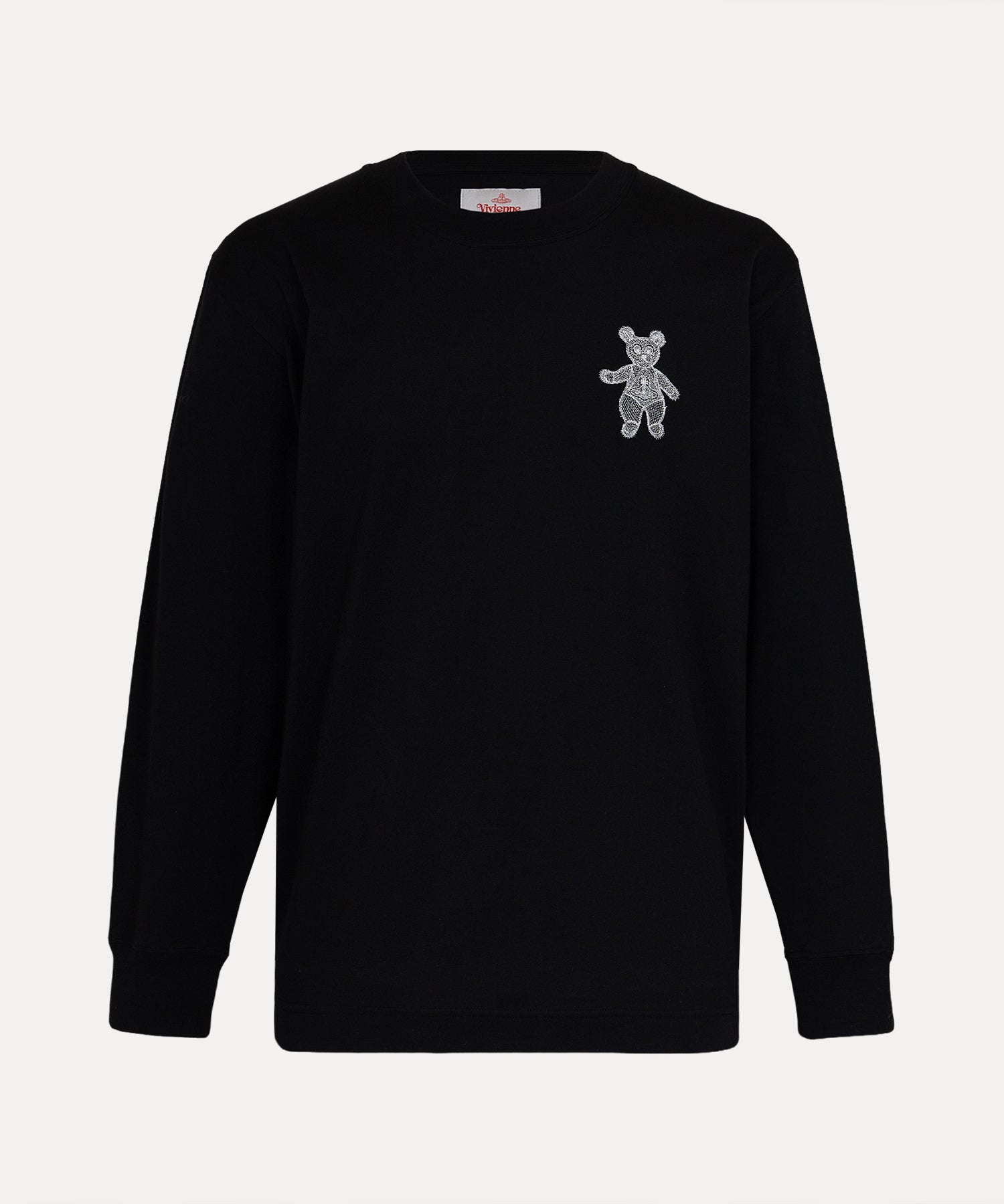 LACE TEDDY 長袖Tシャツ(ブラック)（メンズ）（1632361011）｜ウェア