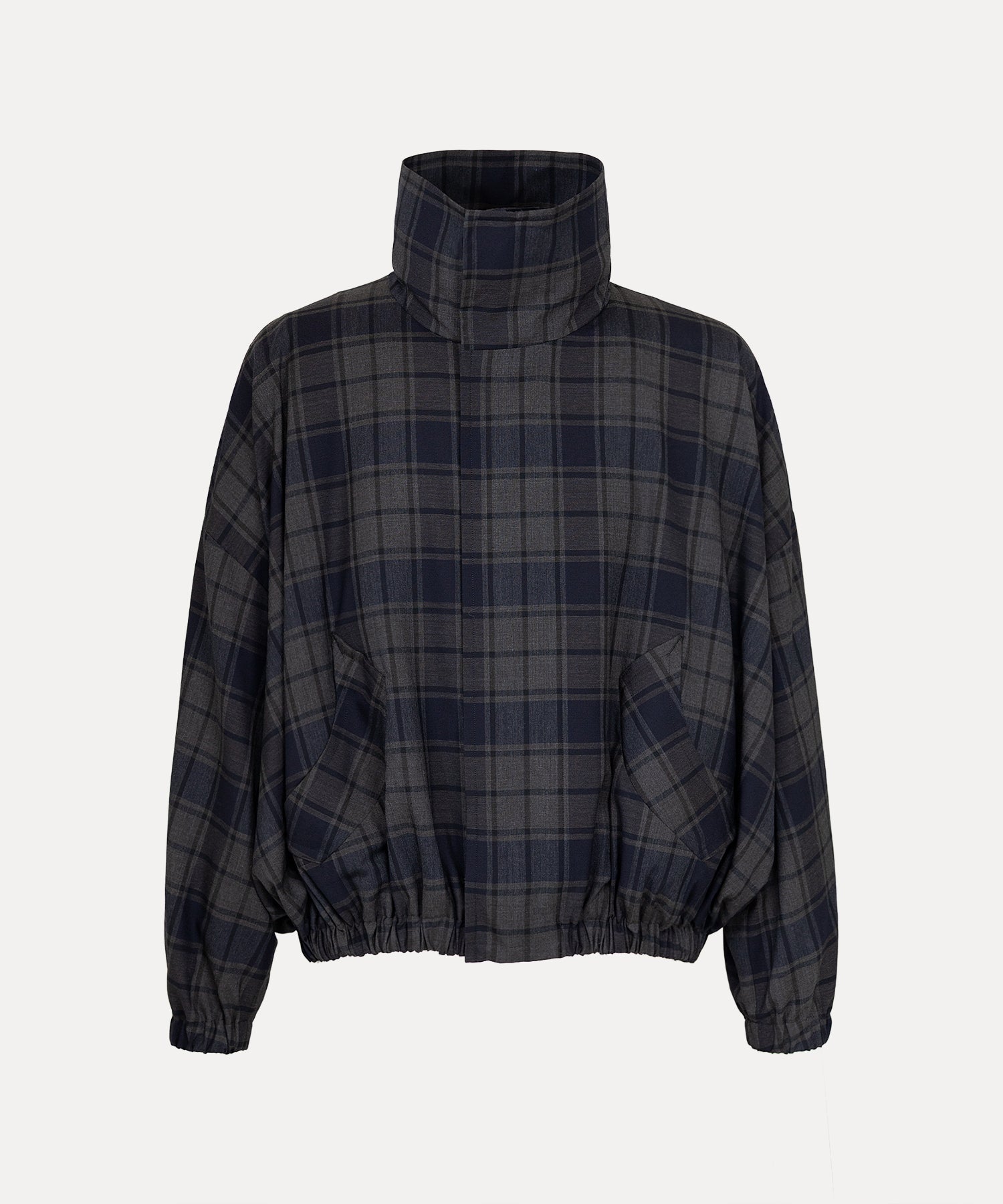 タータンチェック パックジャケット(ネイビー)（メンズ）（1632461009
