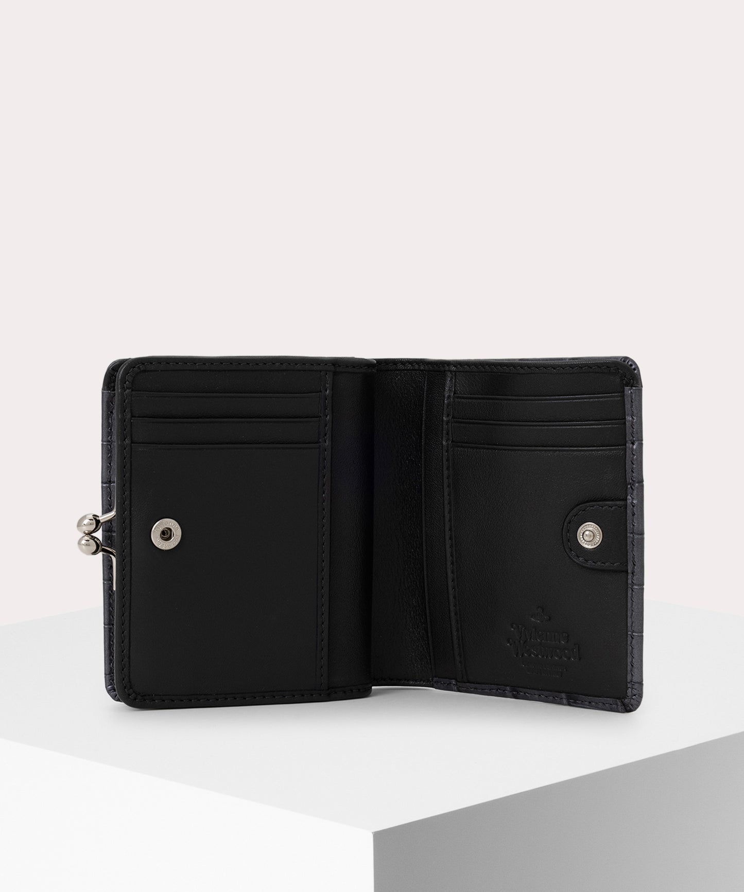 EMBOSSED 口金二つ折り財布