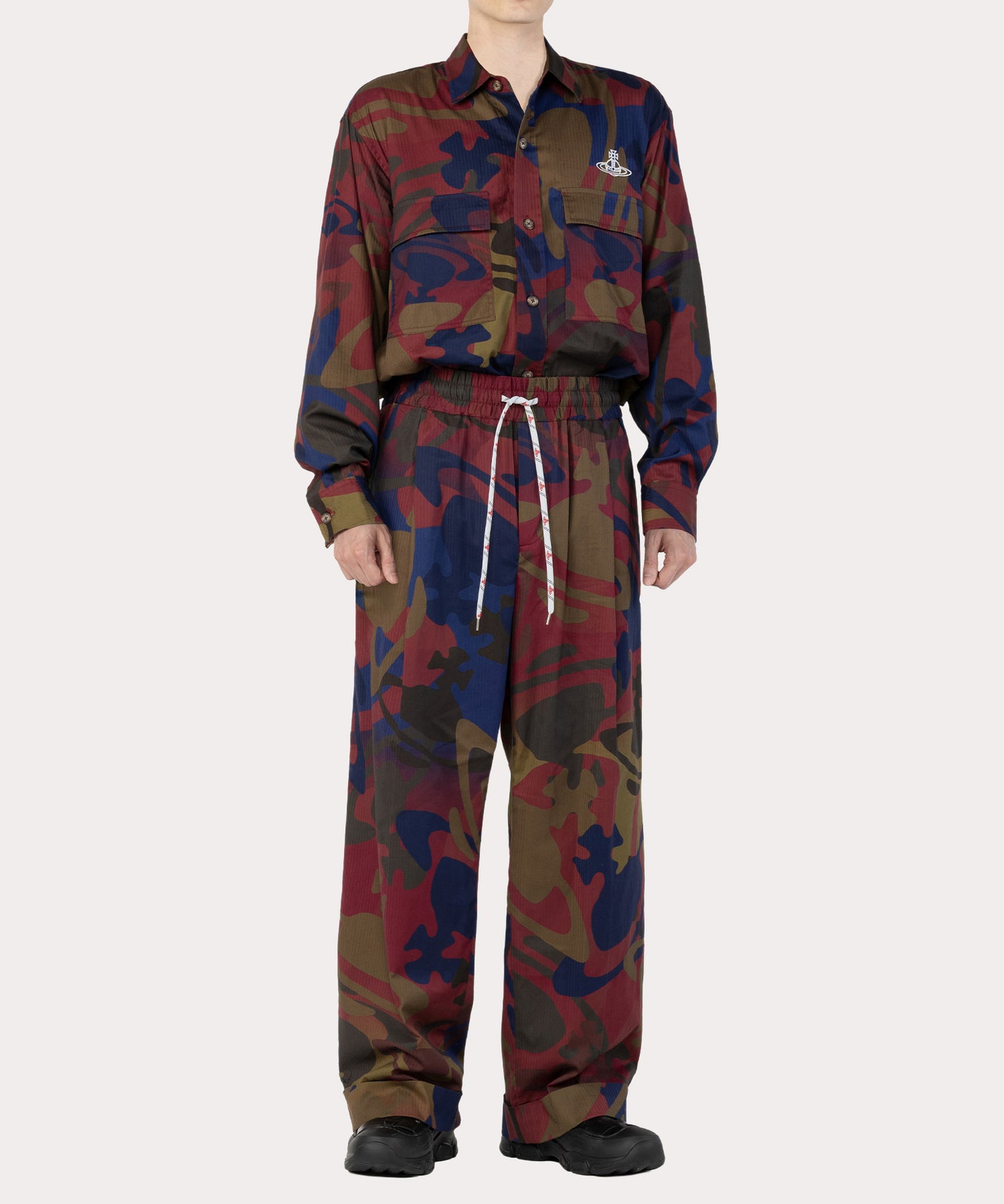ORB CAMO センタープレストラウザーズ