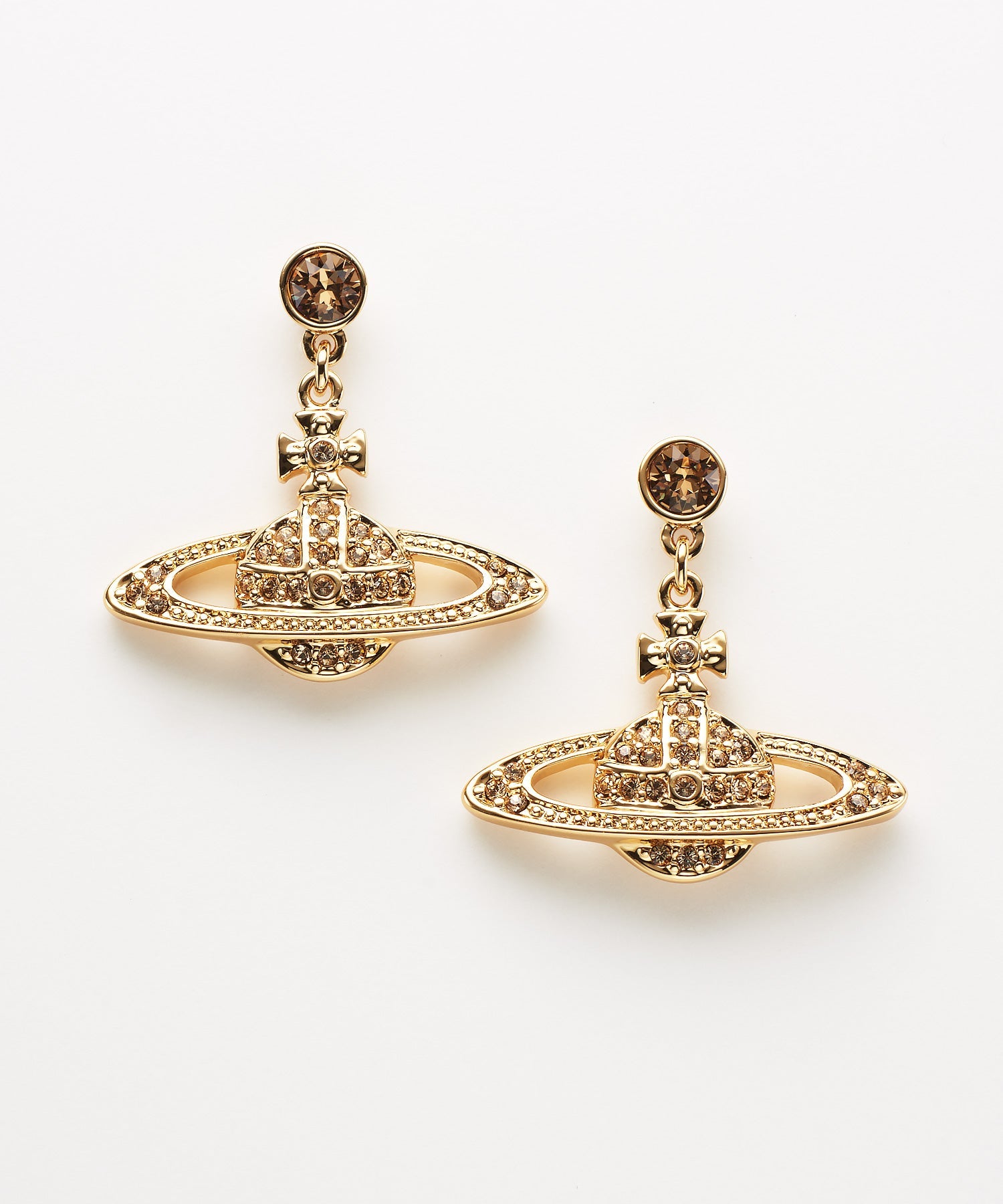 【レビューで送料無料】 MINI BAS RELIEF ドロップピアス(ゴールド)（レディース アクセサリー
