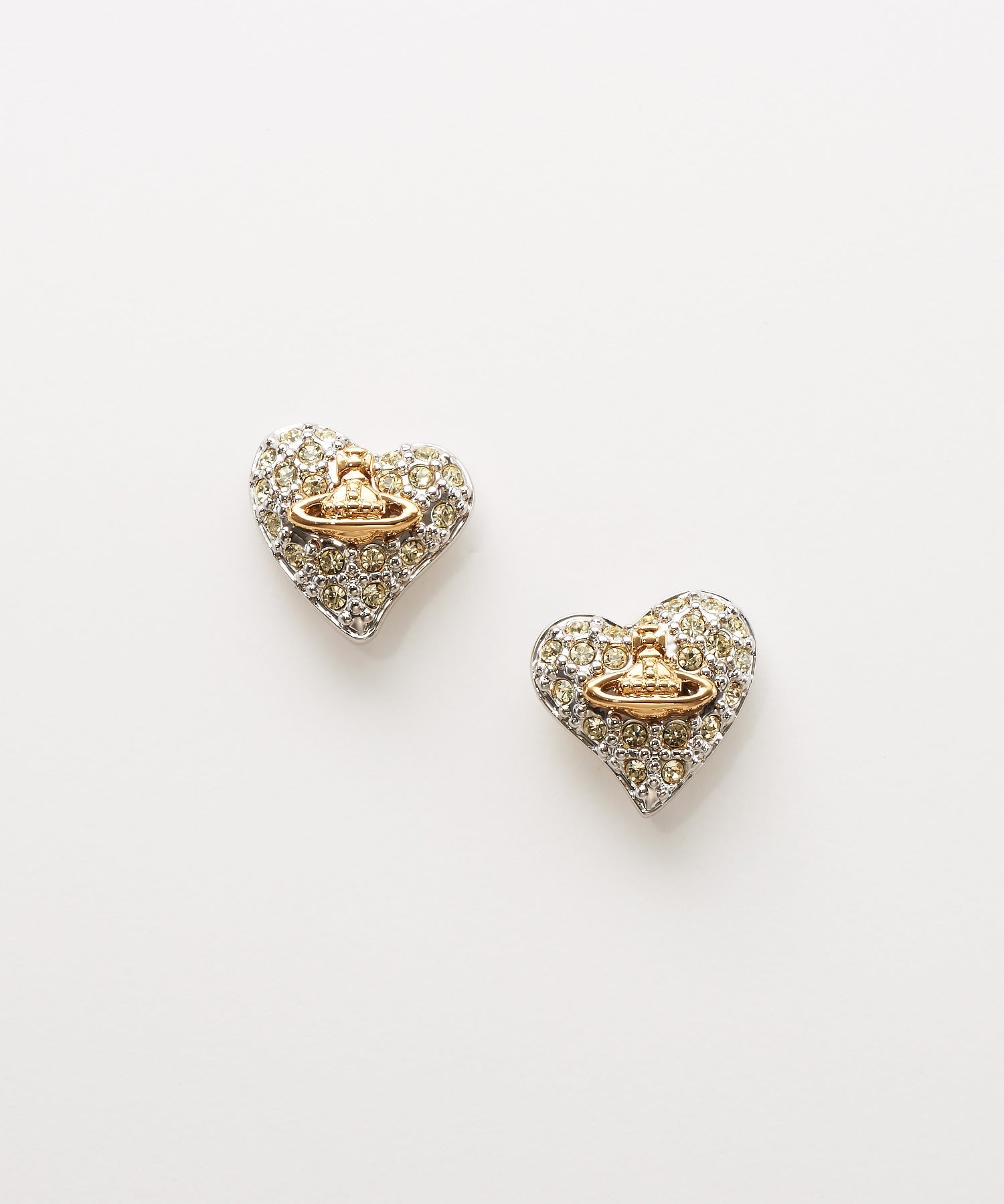 TINY DIAMANTE HEART ピアス(シルバー)（レディース