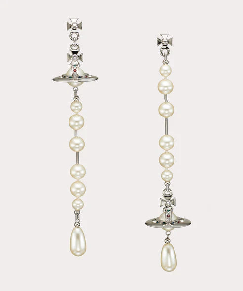 BROKEN PEARL ピアス(シルバー)（メンズ）（1250961014