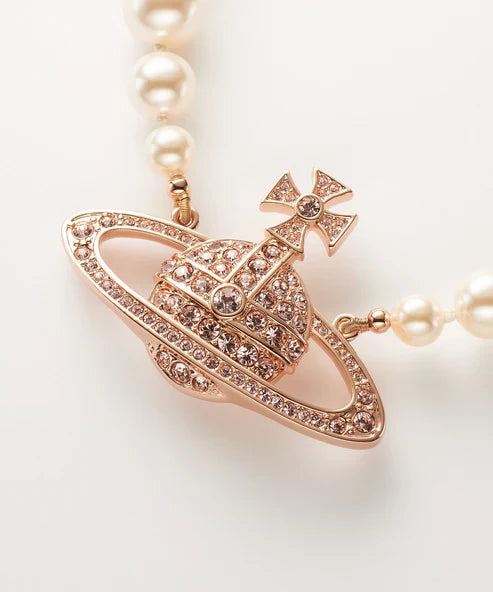 ONE ROW PEARL BAS RELIEF チョーカー