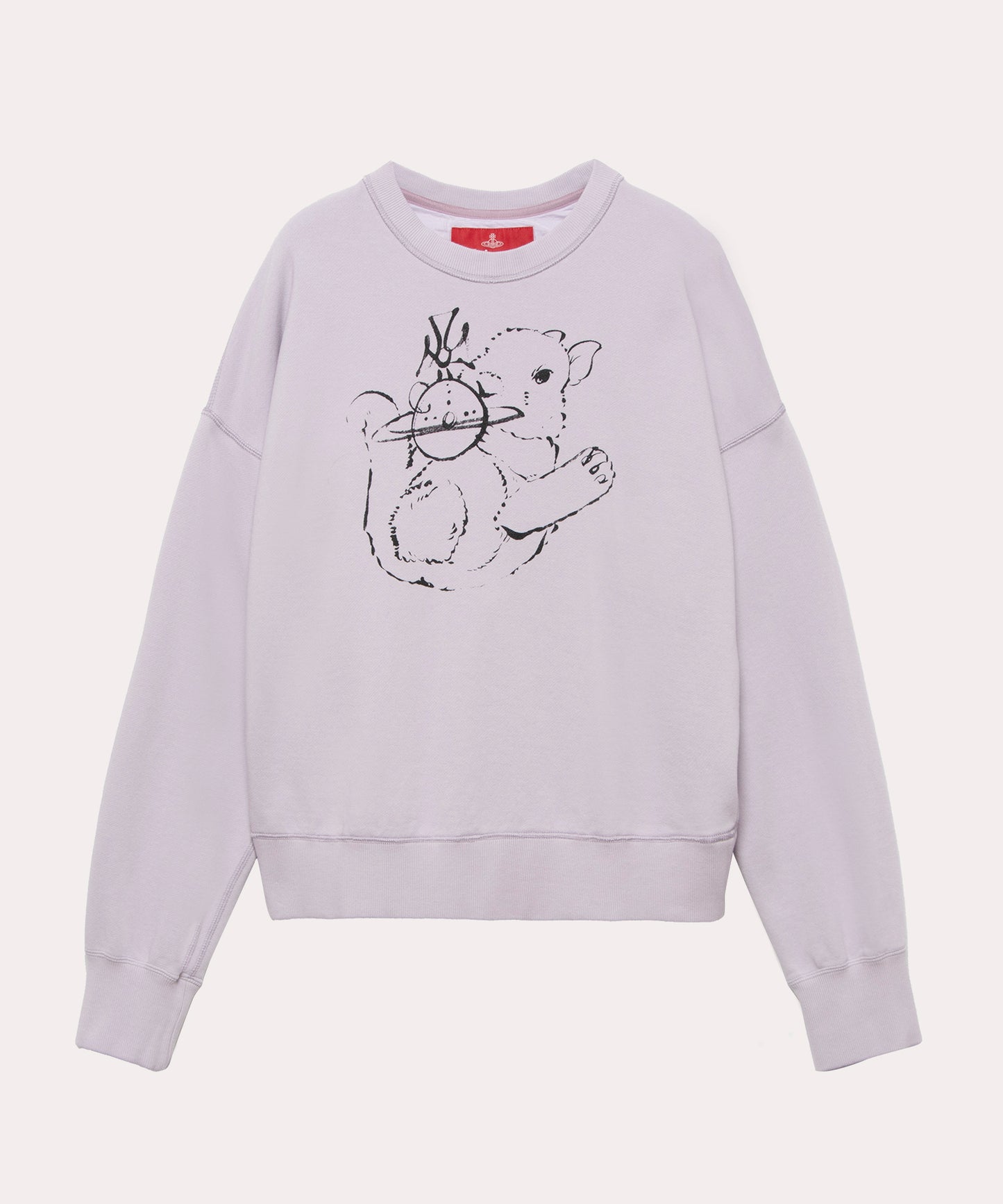 BUNNY ORB コットン裏毛 クルーネックトップ