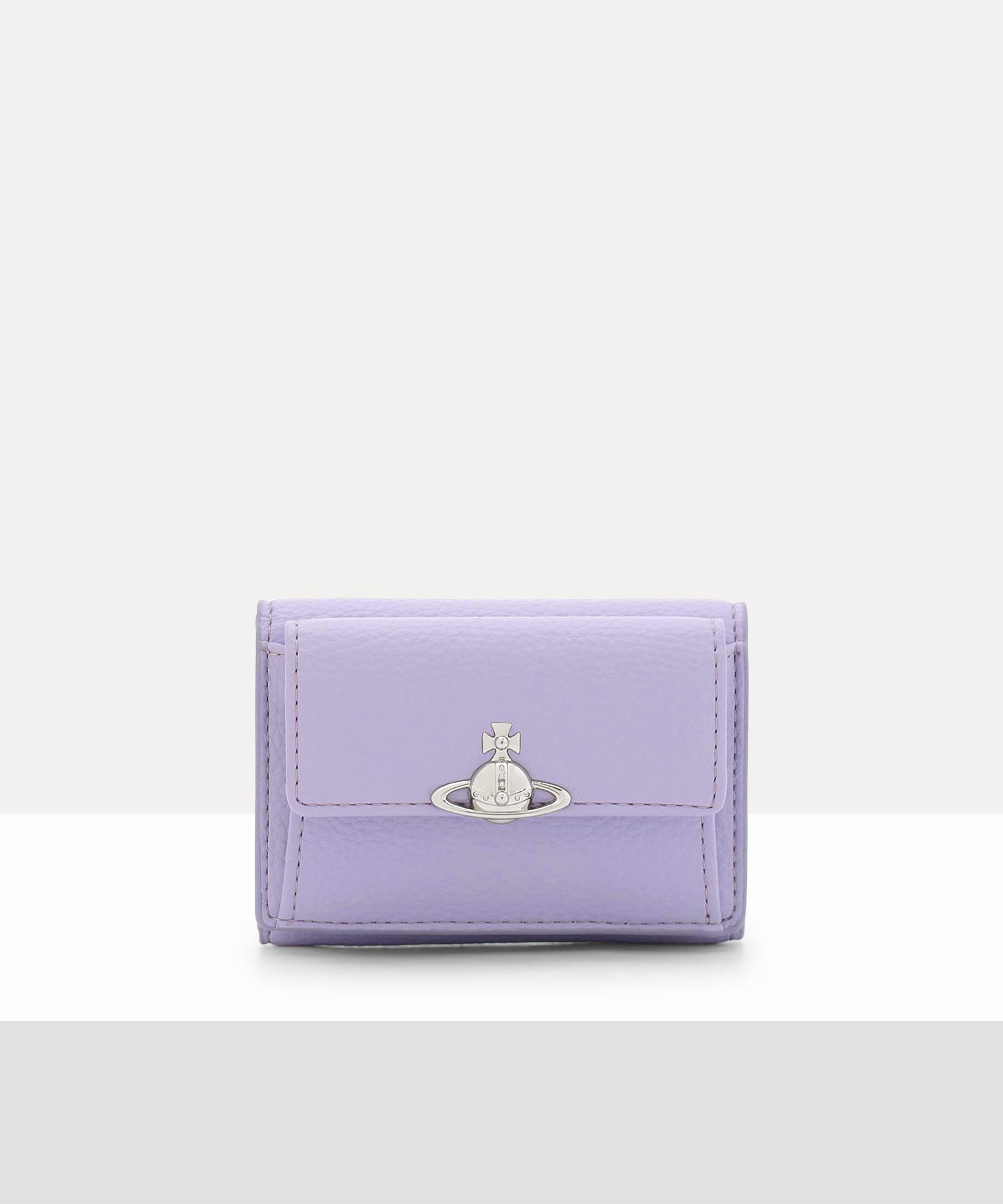 PU GRAIN 三つ折りミニ財布(パープル)（メンズ）（1220961196）｜財布