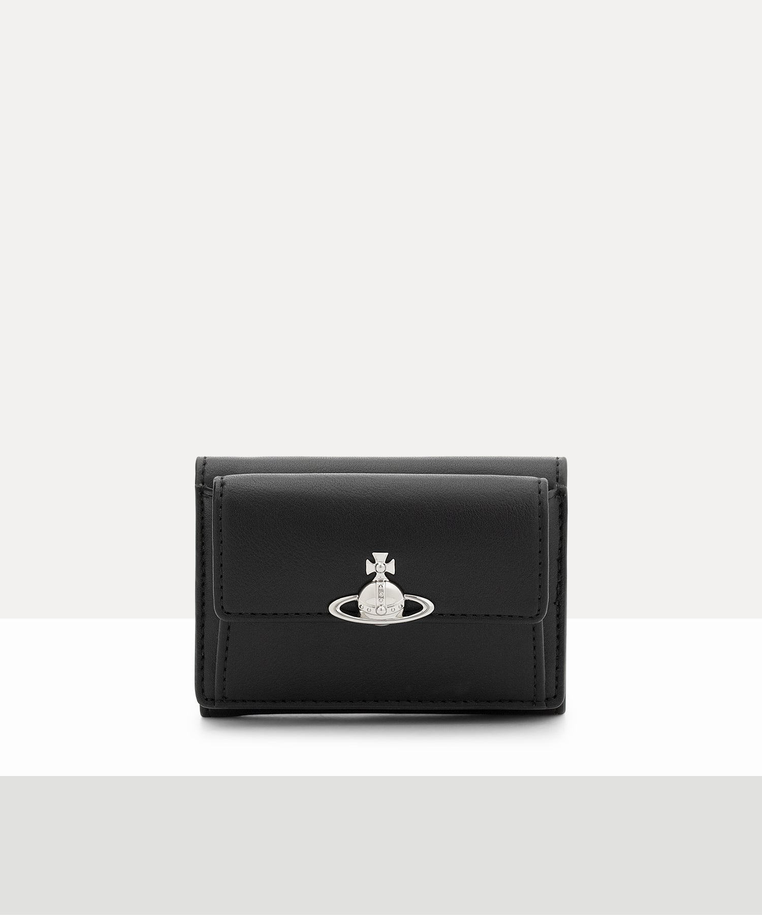 PU SMOOTH 三つ折りミニ財布(ブラック)（メンズ）（1220961198）｜財布