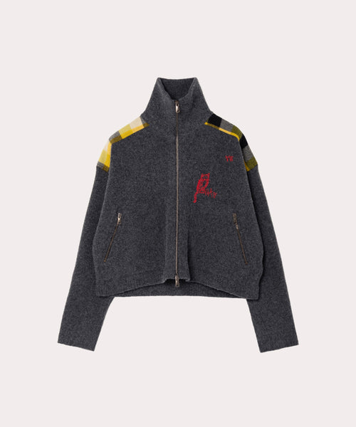 ヴィヴィアンウエストウッド　ジップアップ ジャケット　オーブ ボタン　グレー ヴィヴィアンウエストウッド ジップアップ ジャケット オーブ ボタン