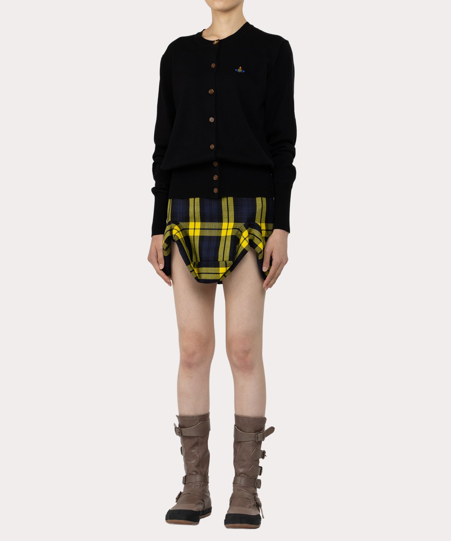 Vivienne Westwood トリプルチェックブロッキング ミニスカート Vivienne Westwood トリプルチェックブロッキング ミニスカート