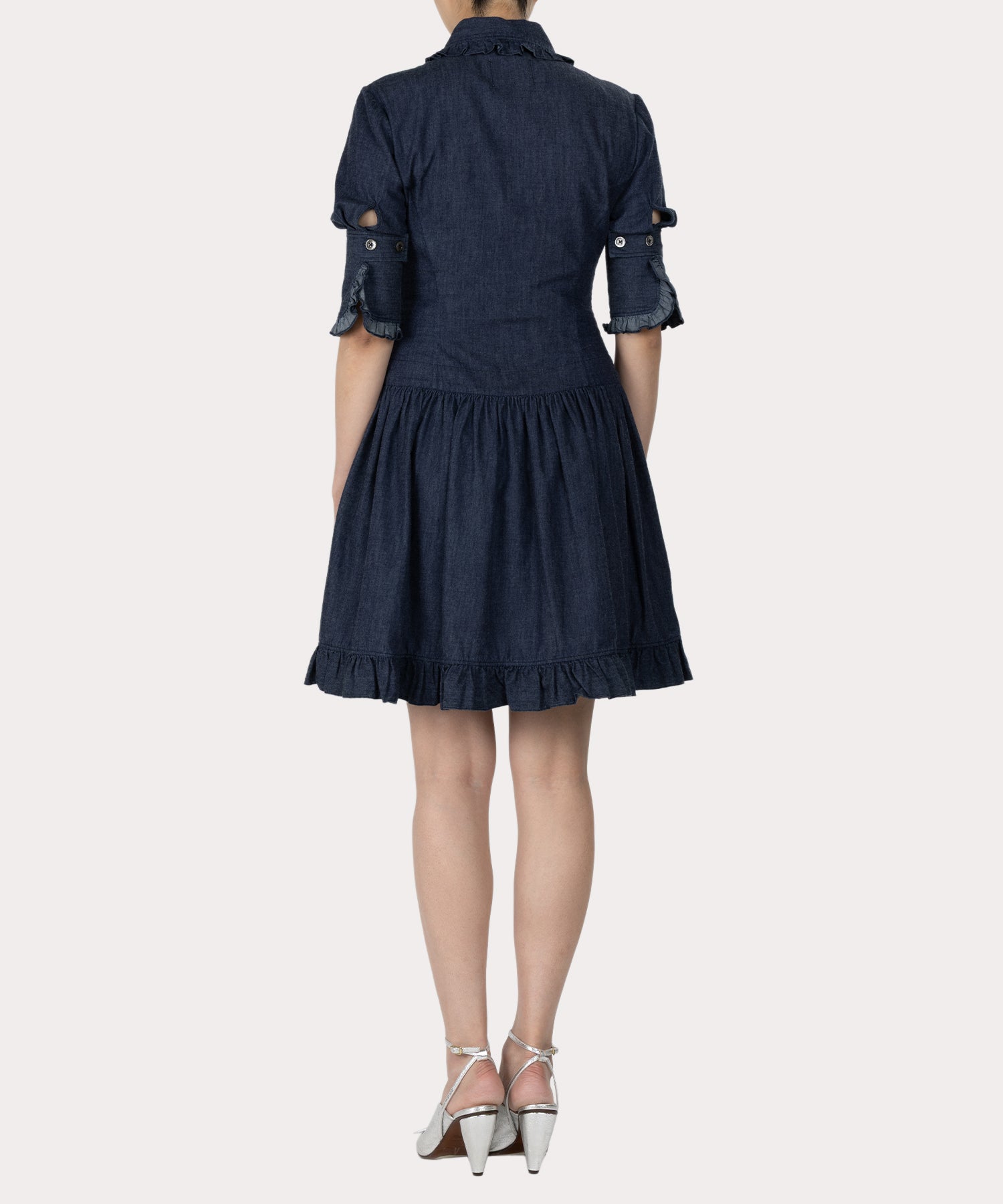 FRILLY CONSUELO ワンピース(ブルー)（レディース）（1210552022