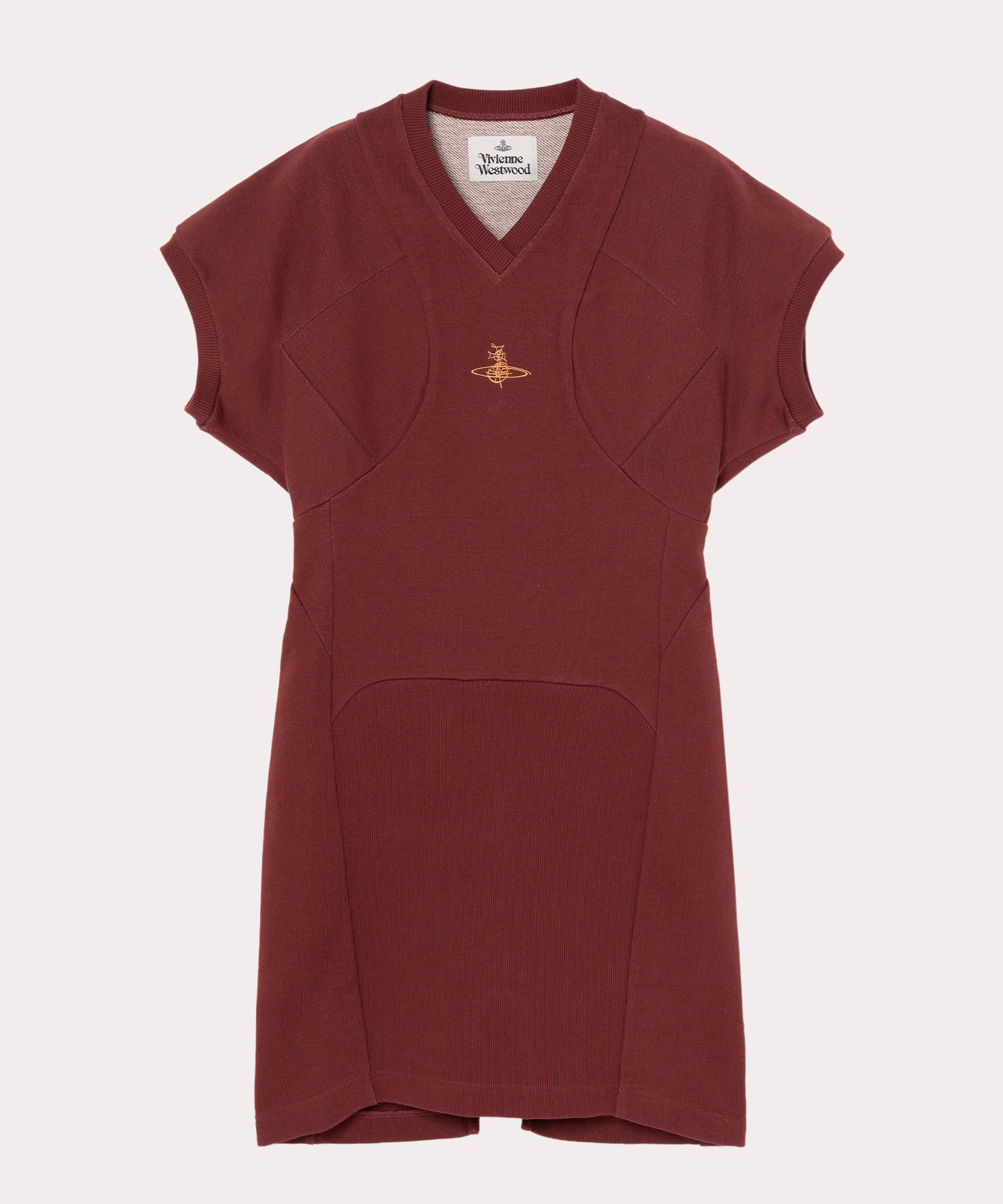 S970Nレディース半袖ワンピース赤S春夏刺繍日本製Vivienne 9/5 URBAN RESEARCH ROSSO WOMEN」 半袖ワンピース FREE オレンジ