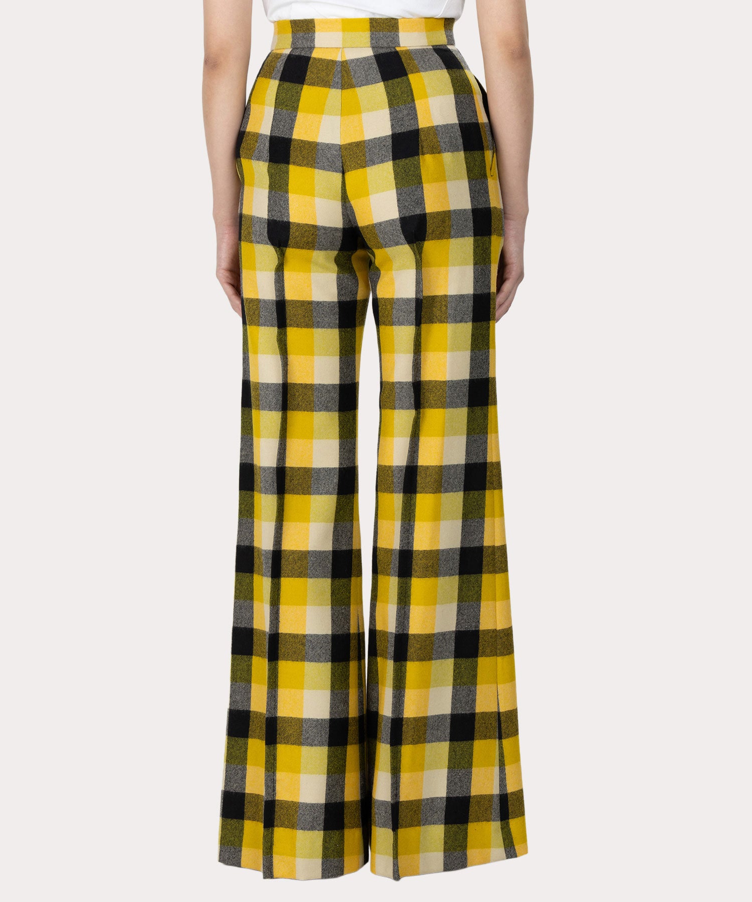 WIDE LEG トラウザーズ(イエロー系)（レディース）（1210752040