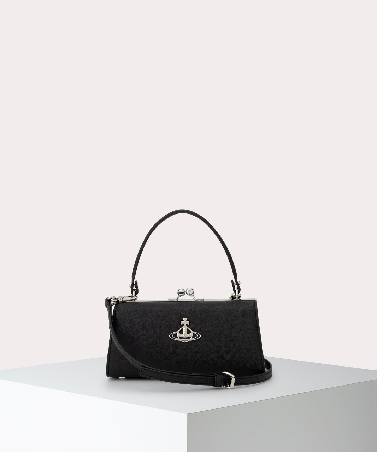 SAFFIANO DOLL 口金ショルダーバッグXL