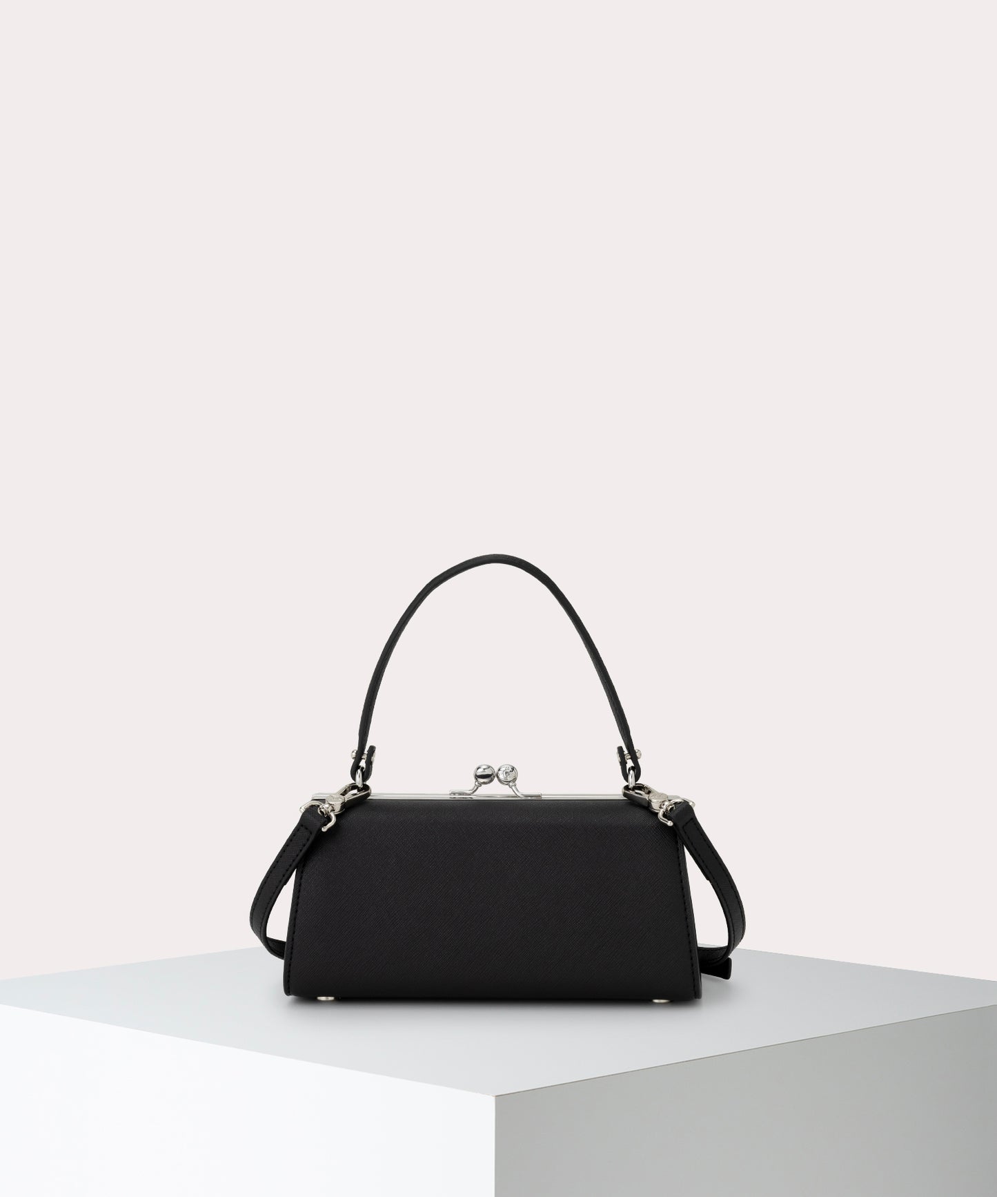 SAFFIANO DOLL 口金ショルダーバッグXL
