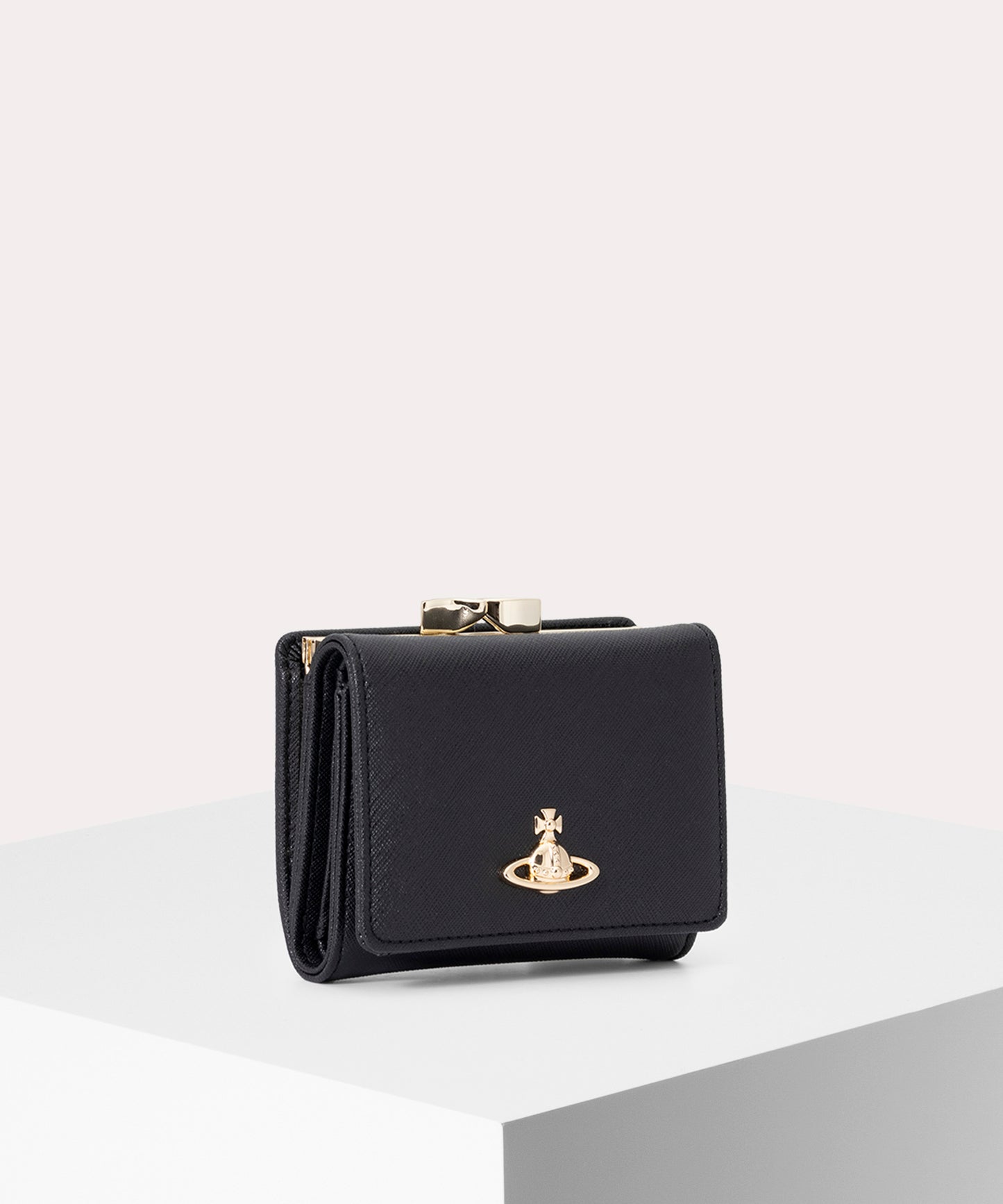 SAFFIANO 口金三つ折り財布