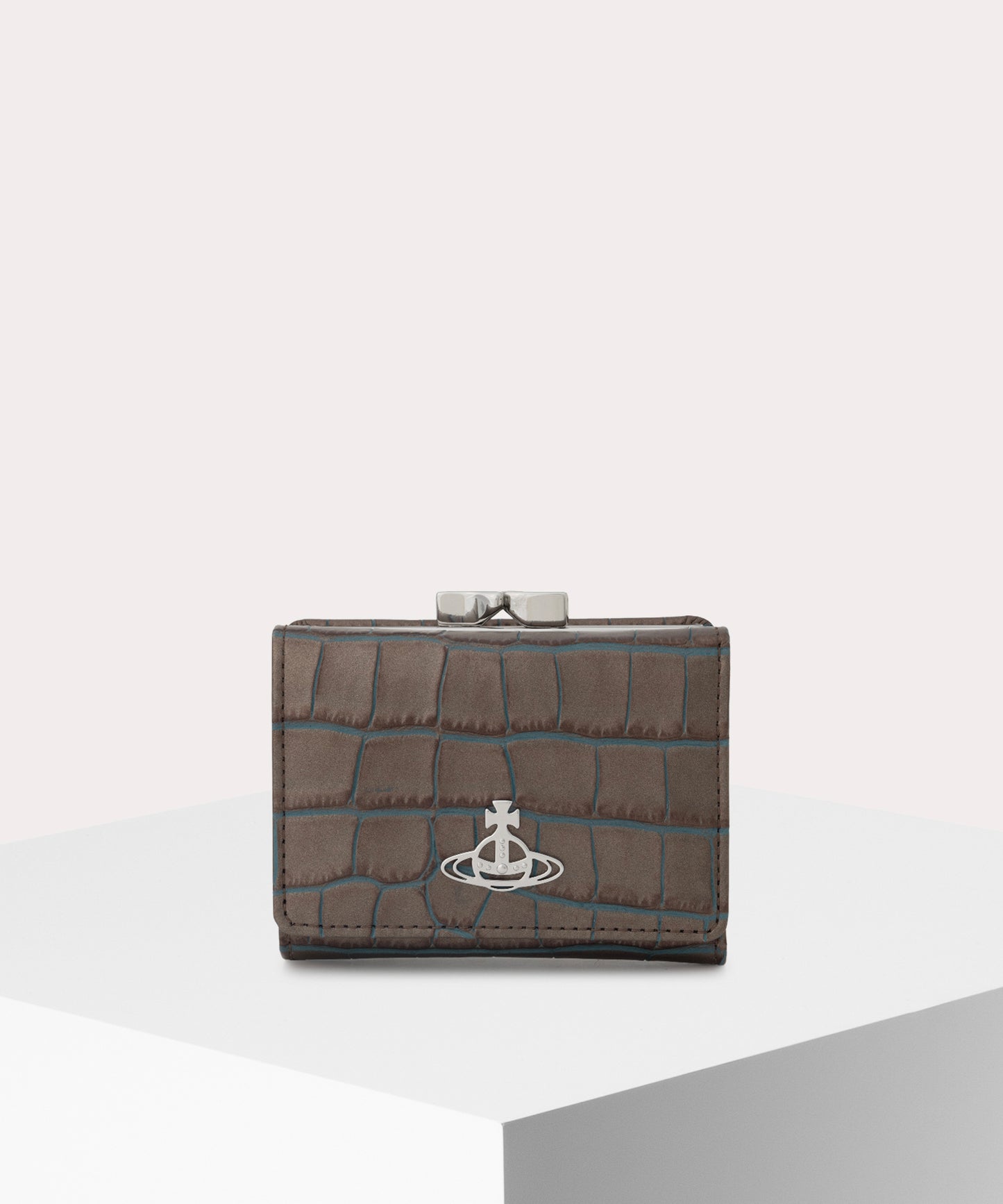 EMBOSSED 口金三つ折り財布