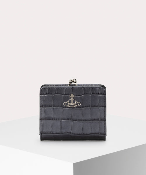 CALEE キャリー 長財布 エンボス バスケットウィーブ EMBOSSING