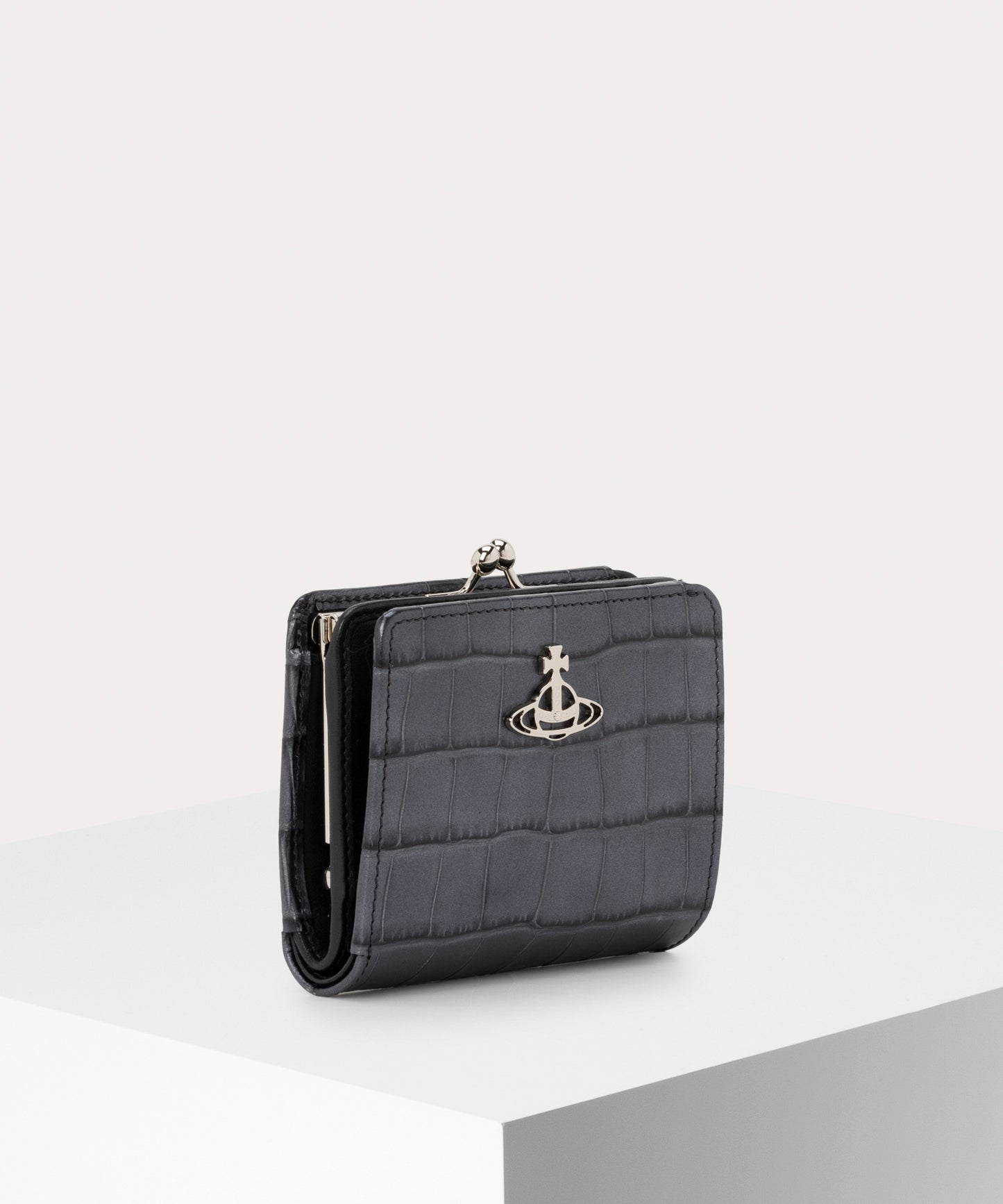 EMBOSSED 口金二つ折り財布