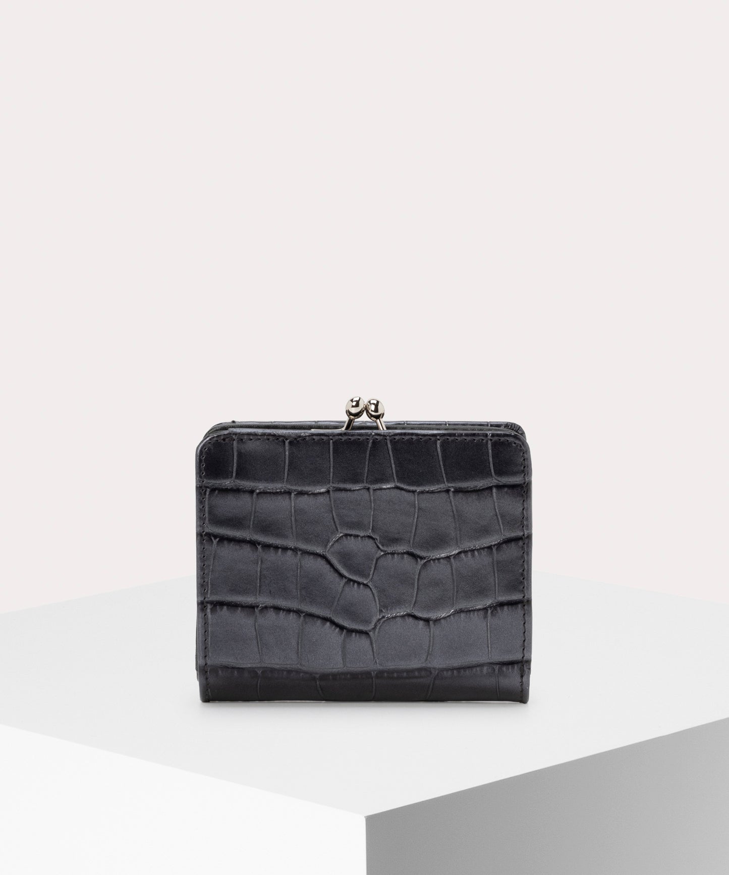 EMBOSSED 口金二つ折り財布