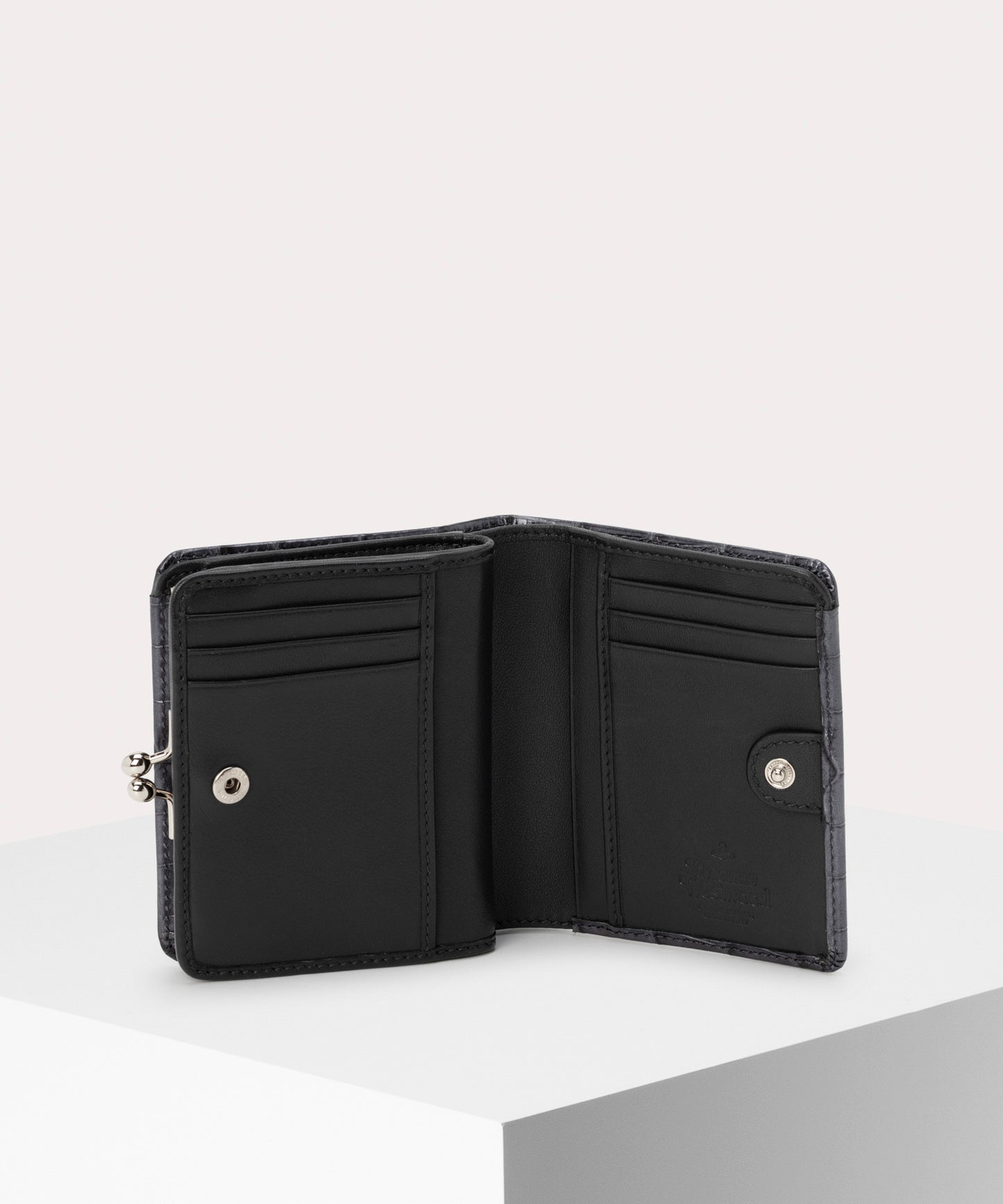 EMBOSSED 口金二つ折り財布