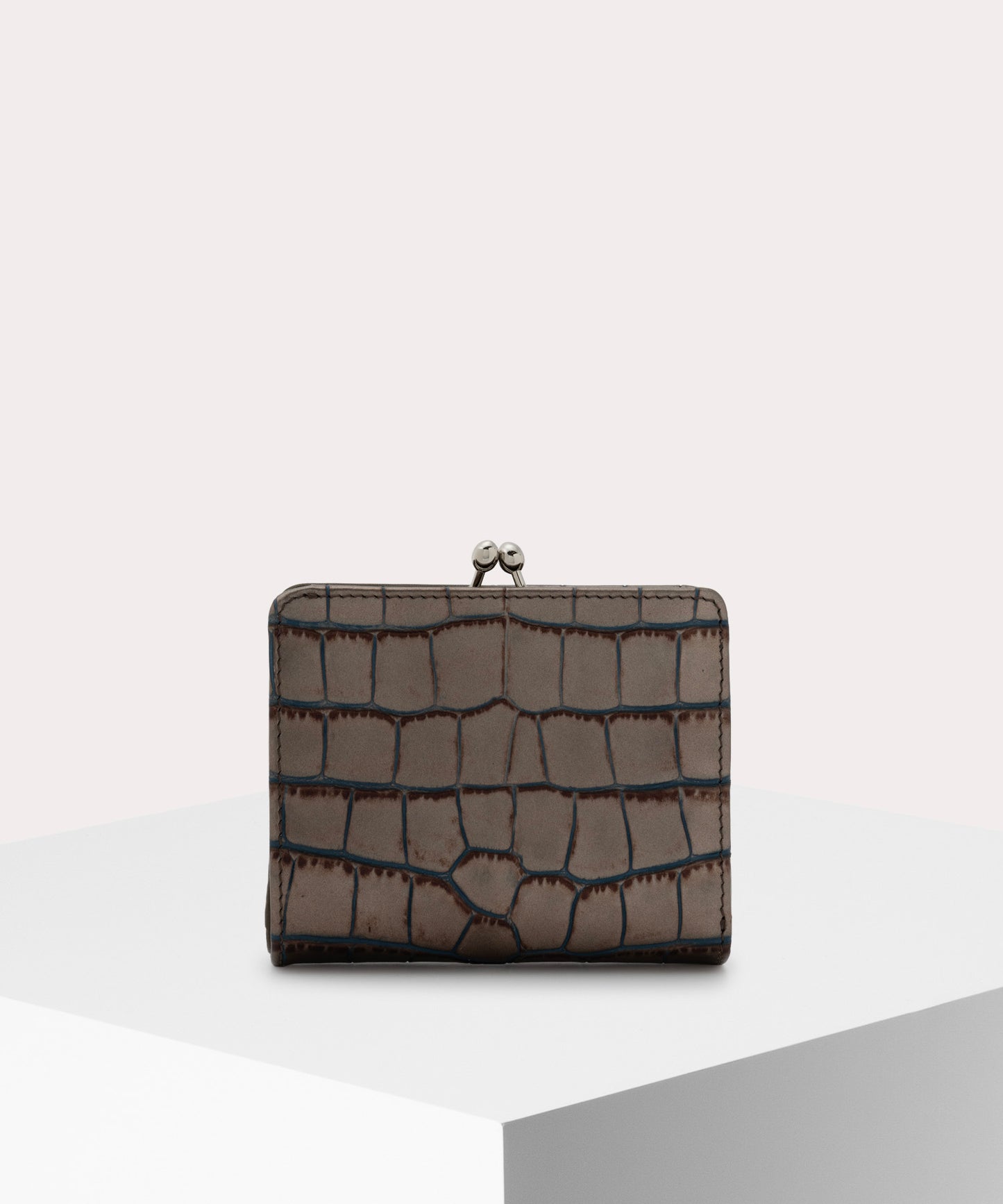 EMBOSSED 口金二つ折り財布