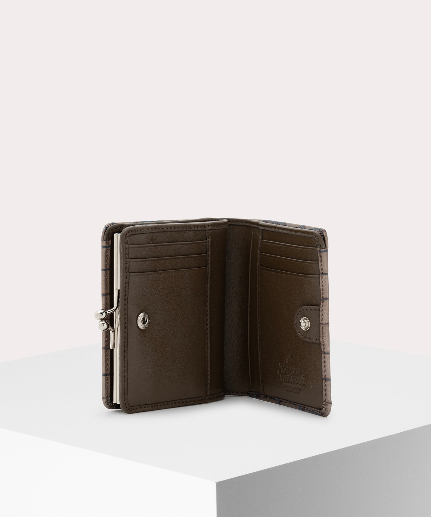 EMBOSSED 口金二つ折り財布