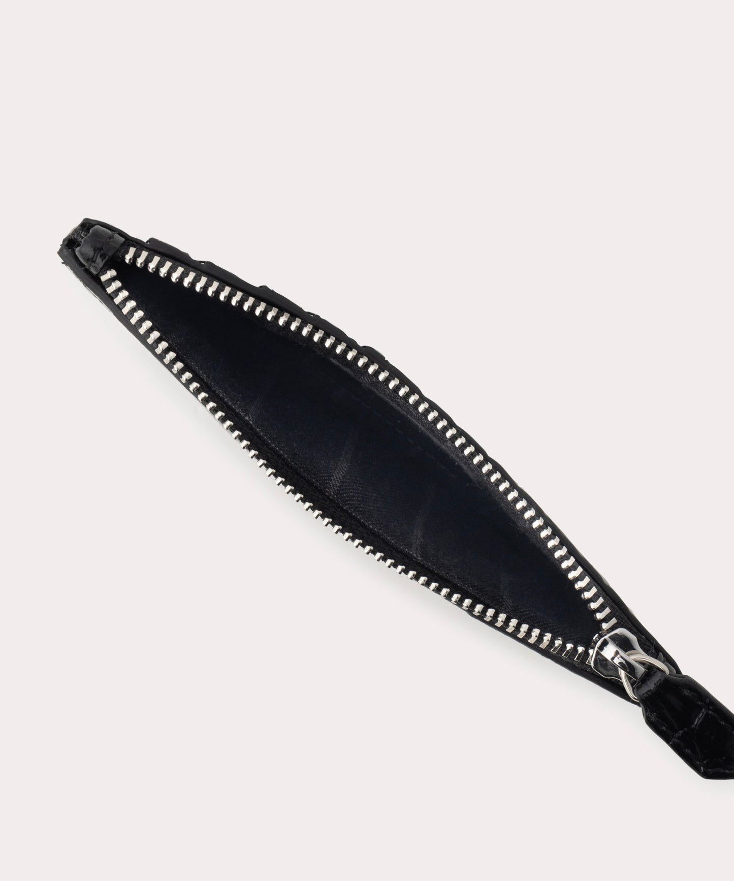 EMBOSS CROC LEATHER ファスナー付きカードケース