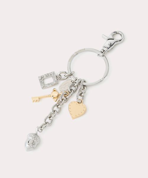 MULTI CHARM キーホルダー(シルバー)（レディース）（1220951458